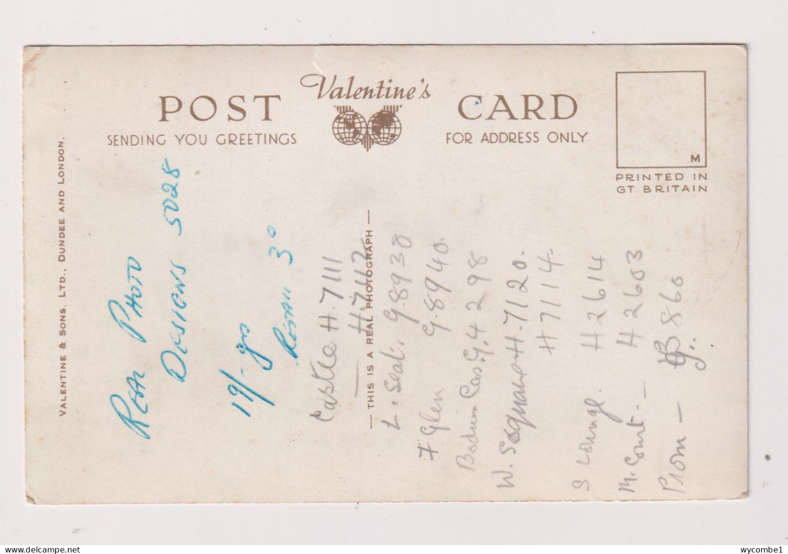 ENGLAND - Hastings From East Hill Used Vintage Postcard - Hastings