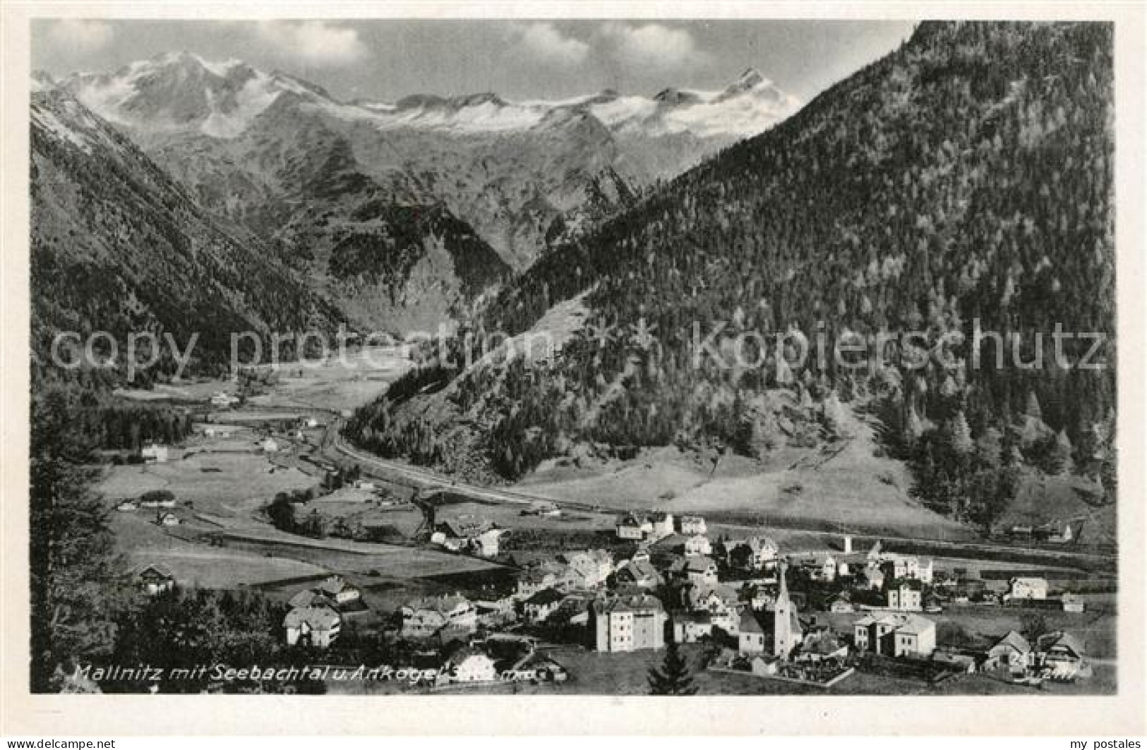 73107047 Mallnitz Kaernten Mit Seebachtal Und Ankogel Mallnitz Kaernten - Sonstige & Ohne Zuordnung