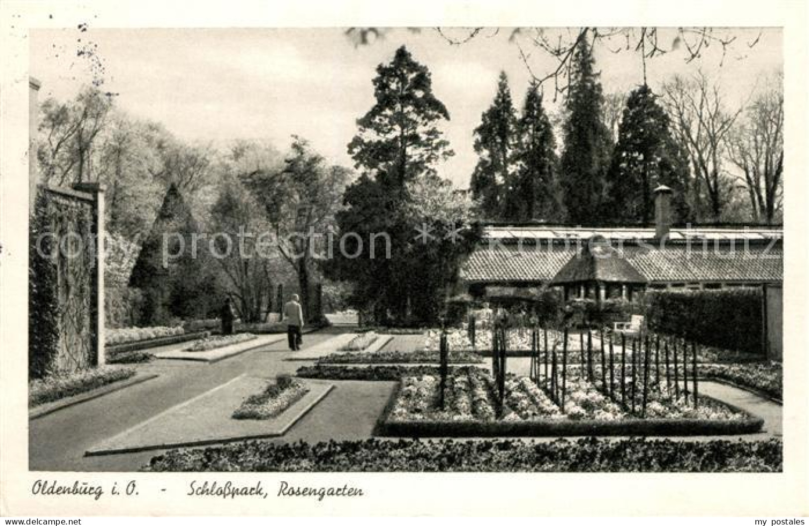 73107026 Oldenburg Niedersachsen Schlosspark Rosengarten Oldenburg Niedersachsen - Oldenburg