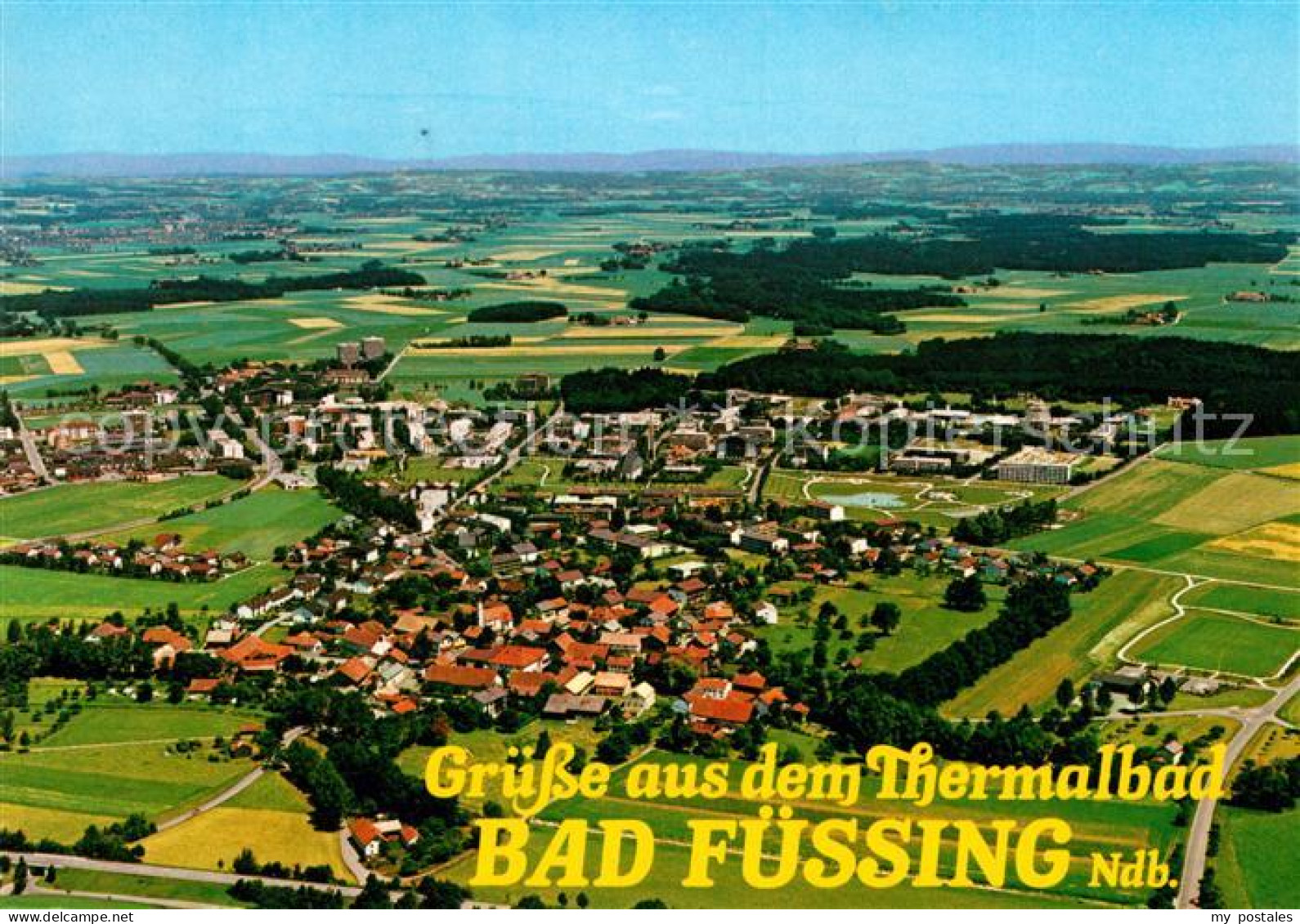73106540 Bad Fuessing Fliegeraufnahme  Aigen - Bad Füssing
