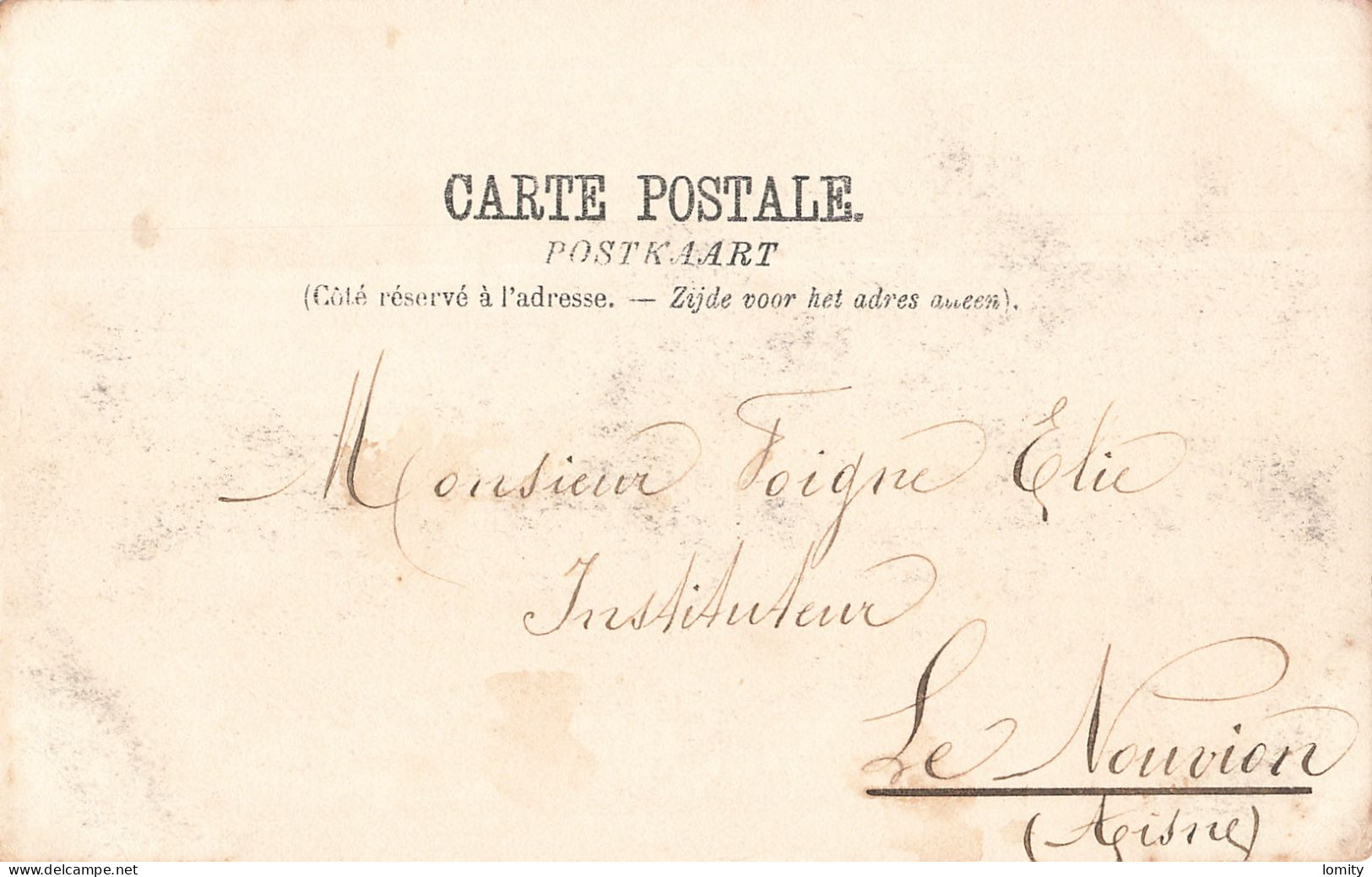 Belgique Courtrai La Nouvelle Caserne CPA Cachet 1905 - Kortrijk