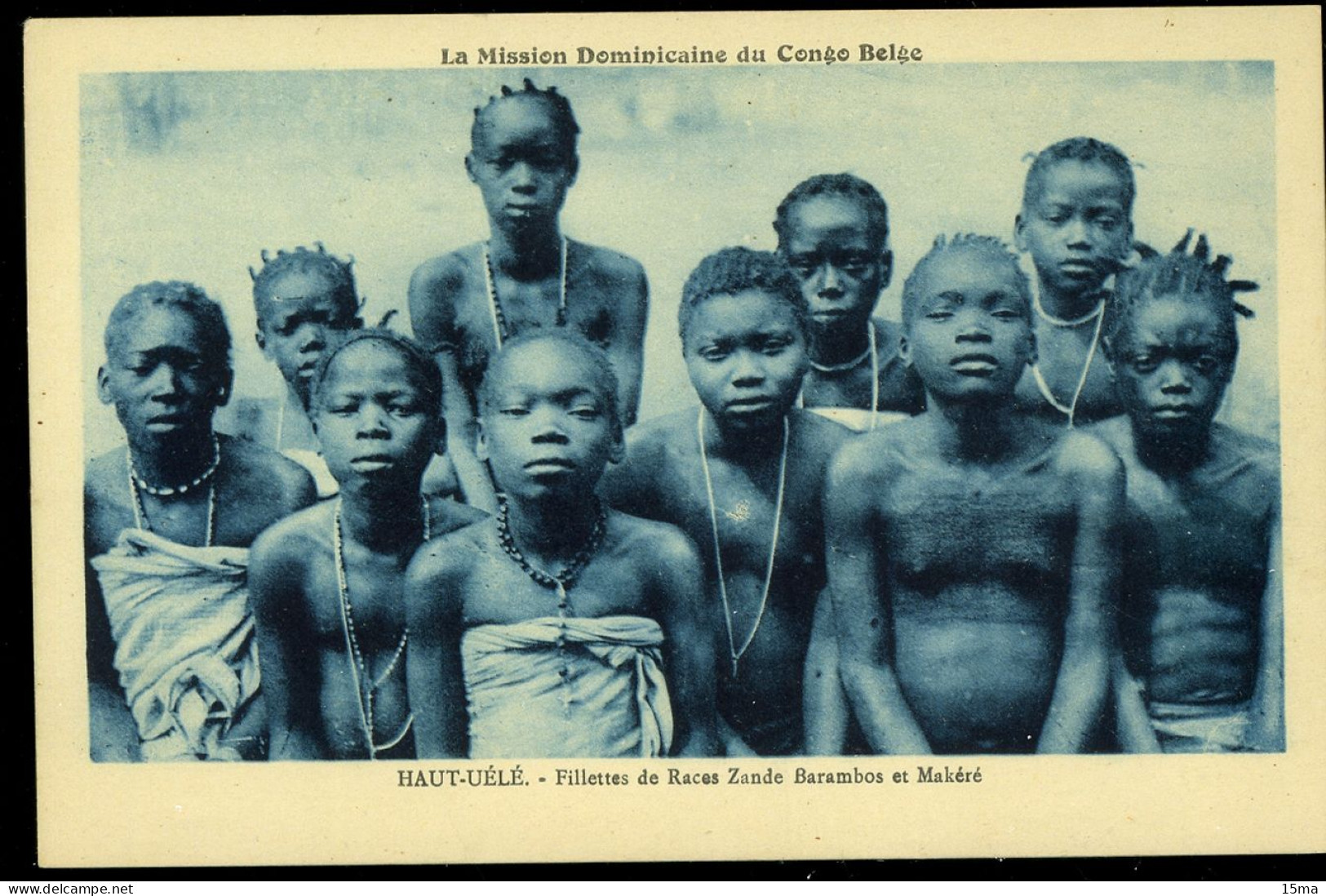 Haut Uélé Fillettes De Races Zande Barambos Et Makéré La Mission Dominicaine Du Congo Belge - Belgisch-Kongo
