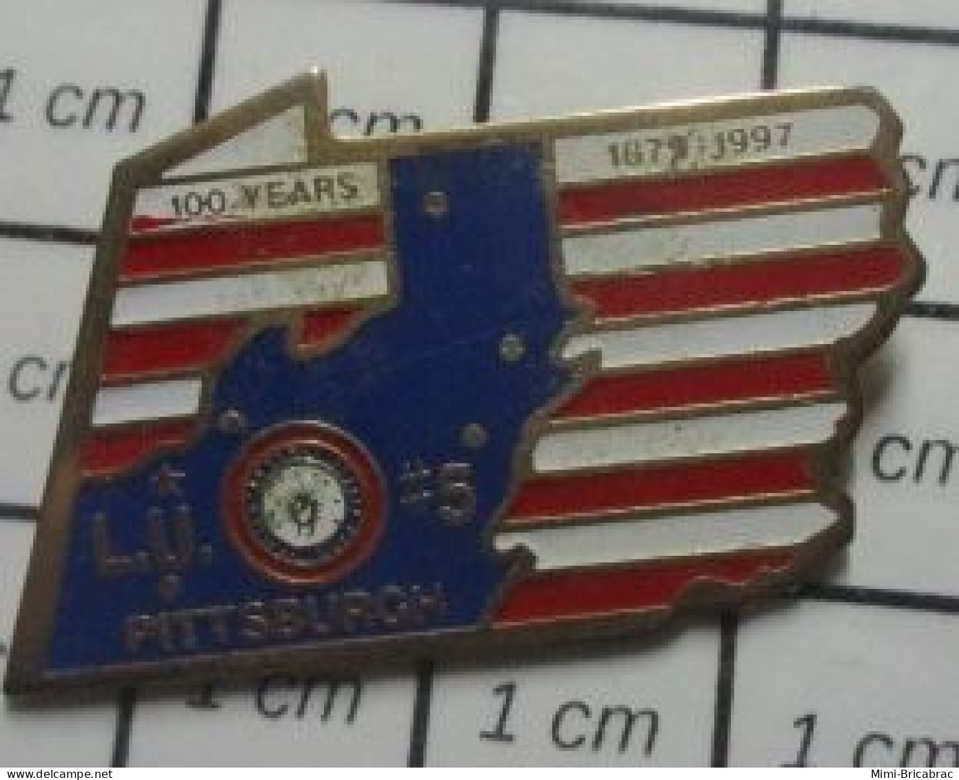 713c Pin's Pins / Beau Et Rare / VILLES / USA PITTSBURGH L.U. #5 - Cities