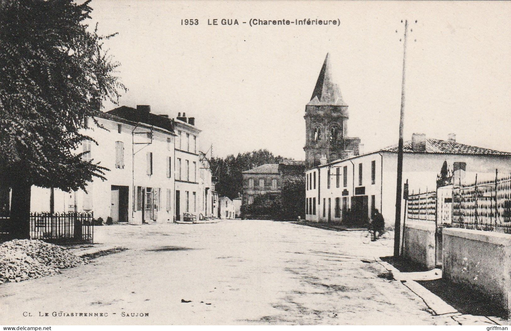 LE GUA RUE DE SAUJON L'EGLISE TBE - Saint-Georges-de-Didonne