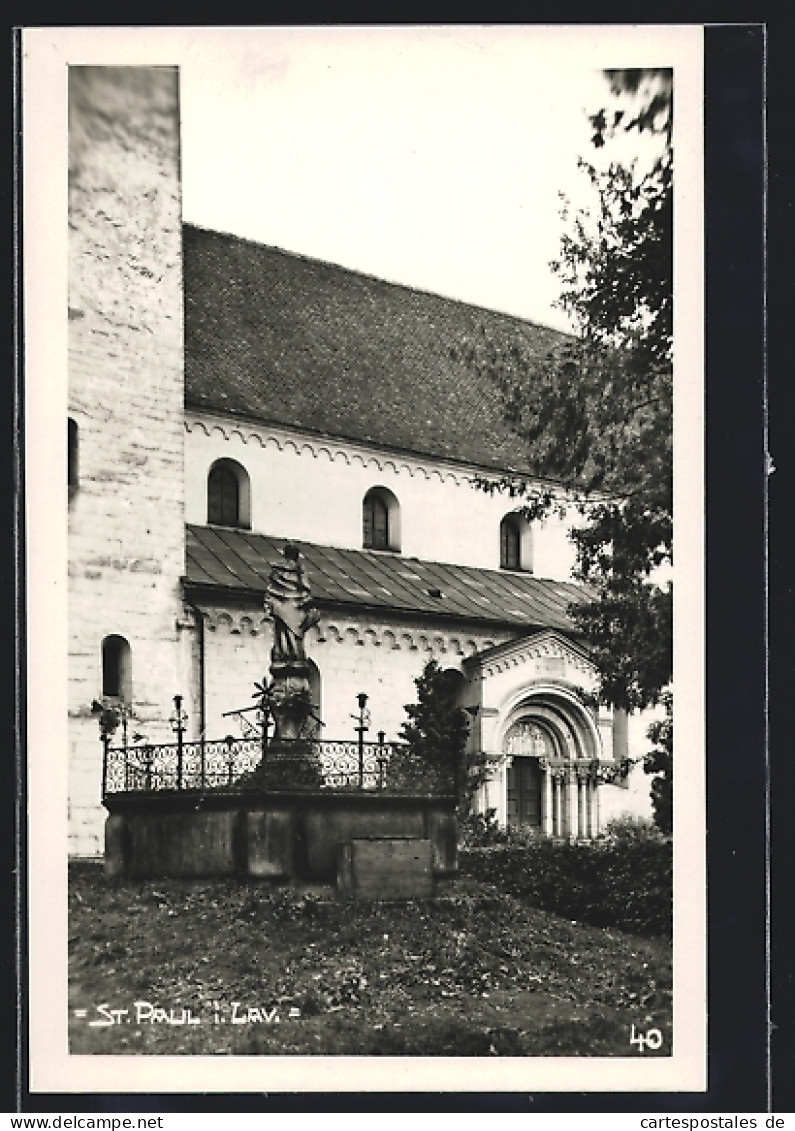 AK St. Paul I. Lav., Teilansicht Der Kirche  - Otros & Sin Clasificación