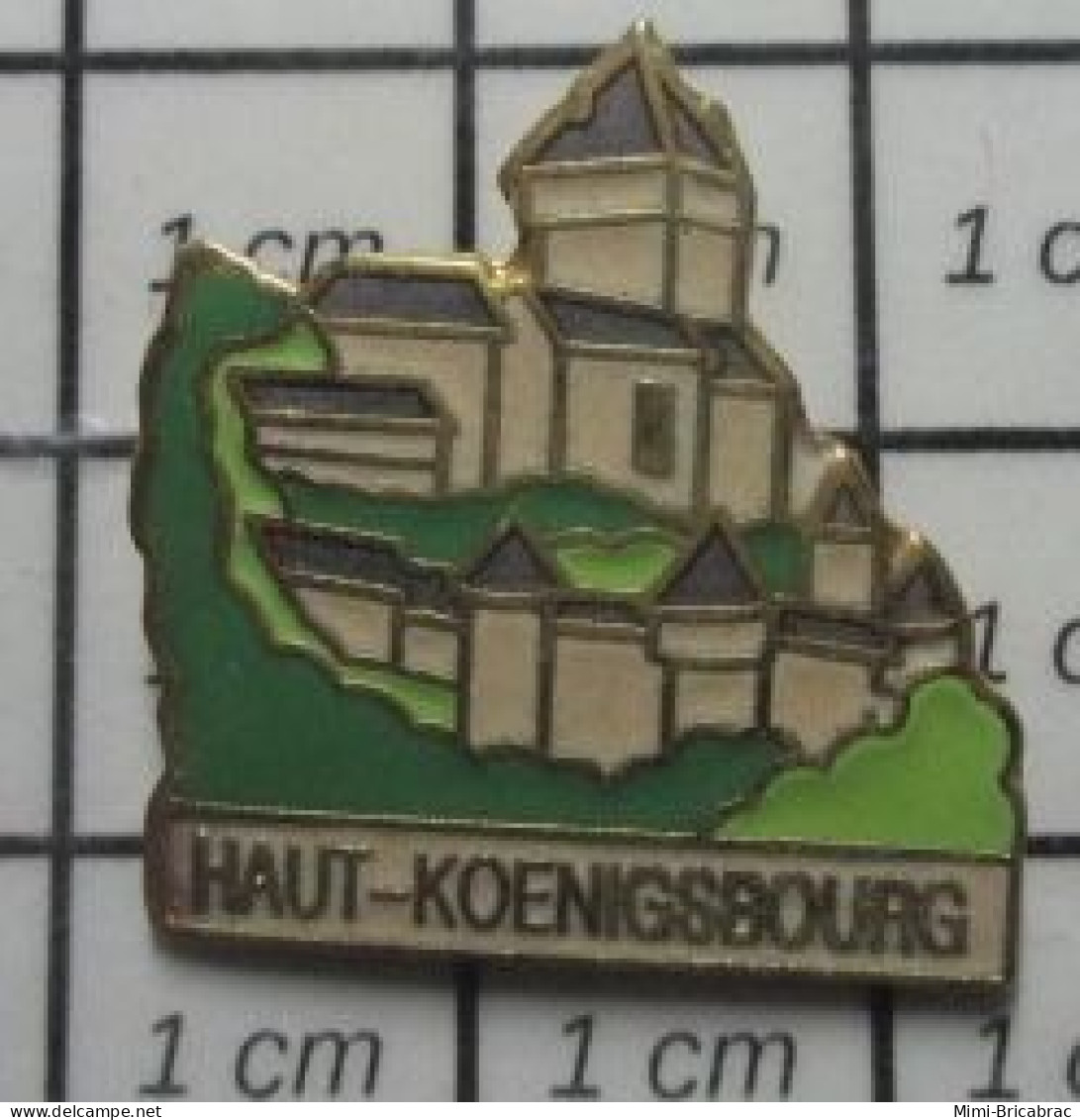 713c Pin's Pins / Beau Et Rare / VILLES / CHaTEAU DU HAUT KOENIGSBOURG Par PROMOPLUS - Steden