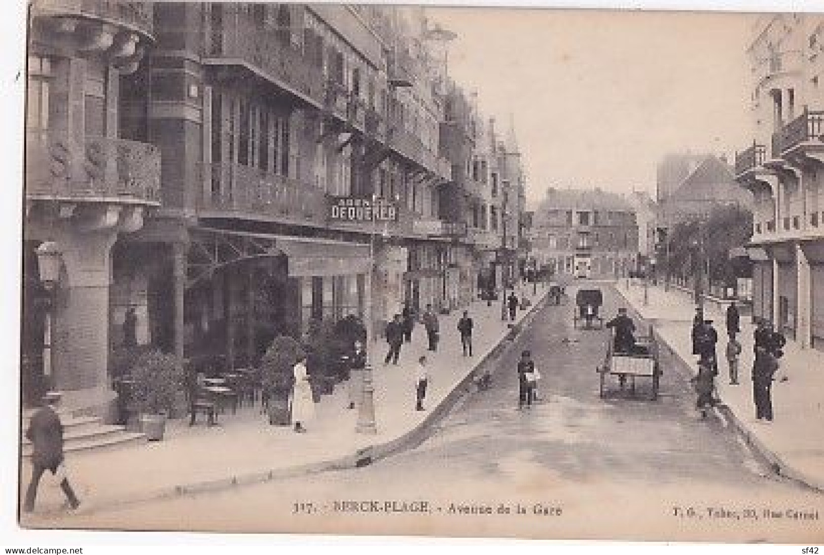 BERCK PLAGE          AVENUE DE LA GARE - Berck