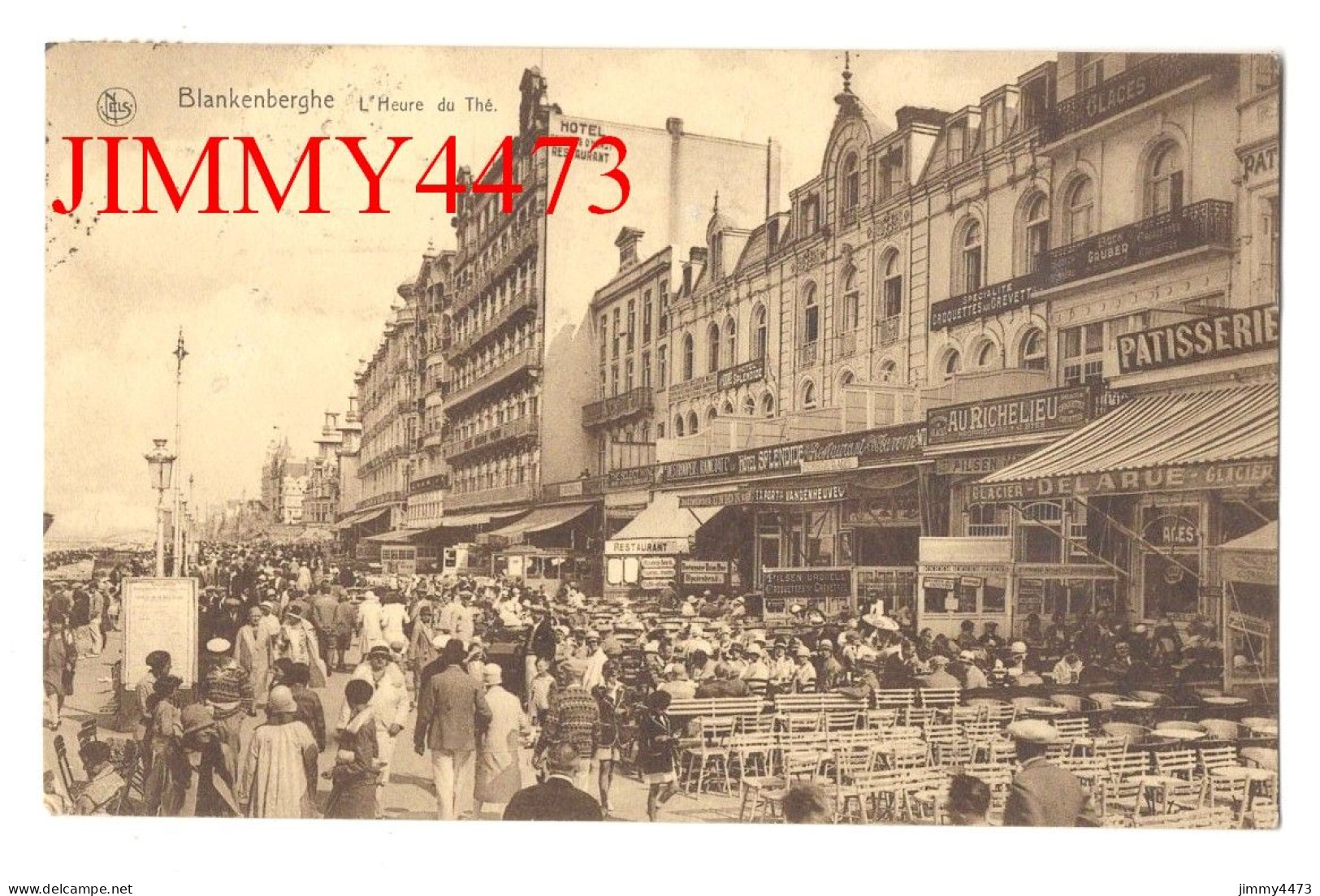 CPA - Blankenberghe En 1930 - L'Heure Du Thé ( Rue Bien Animée ) Flandre Occidentale - Ern. Thill Série 10, N° 102 - Blankenberge