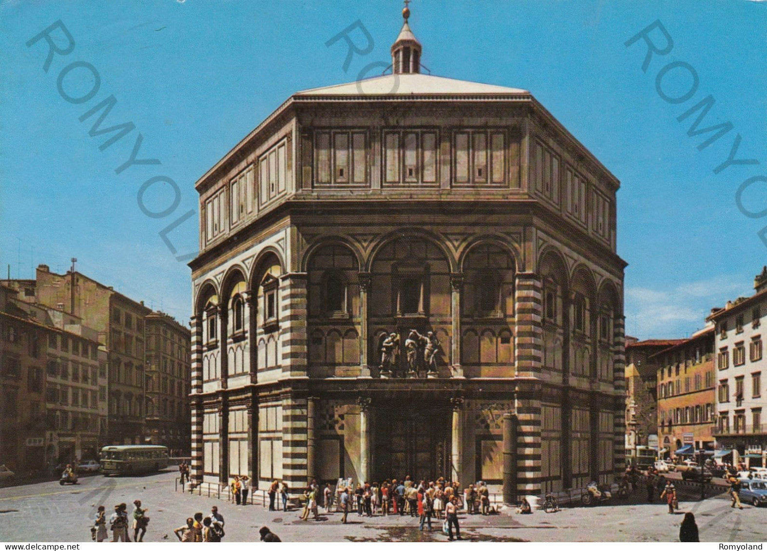 CARTOLINA  C12 FIRENZE,TOSCANA-IL BATTISTERO-STORIA,MEMORIA,CULTURA,RELIGIONE,IMPERO ROMANO,BELLA ITALIA,VIAGGIATA 1981 - Firenze