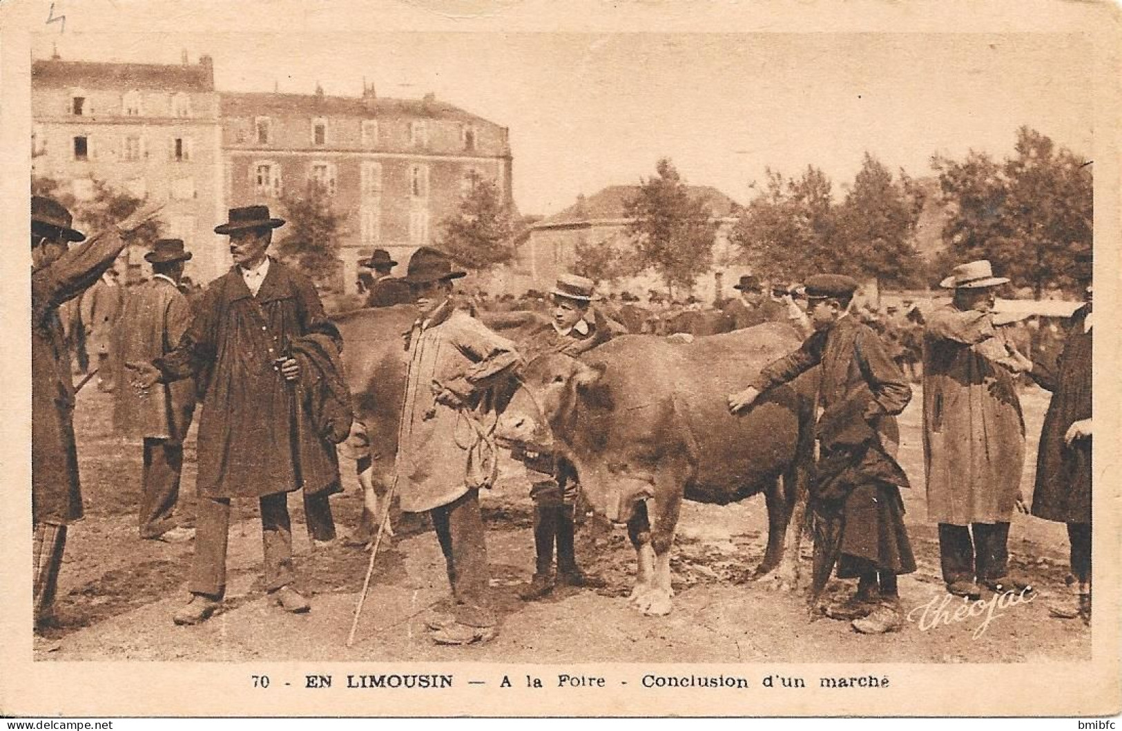 EN LIMOUSIN - A La Foire - Conclusion D'un Marché - Autres & Non Classés