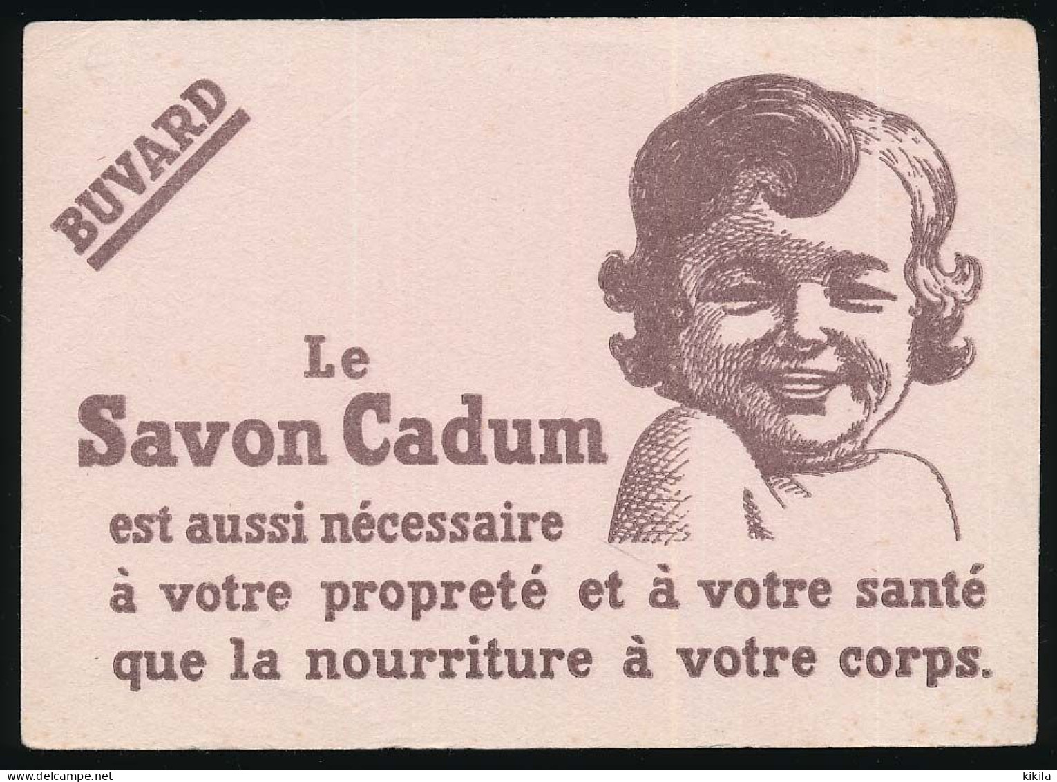 Buvard 16 X 11,4 Le Savon CADUM Bébé - Parfum & Cosmetica