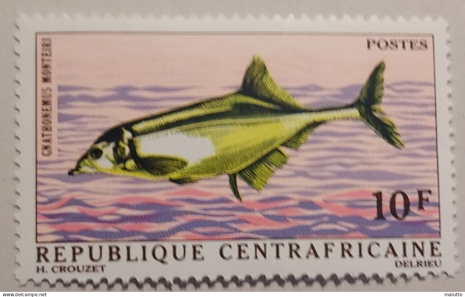 Centrafricaine YT 143 ** Poisson - Central African Republic