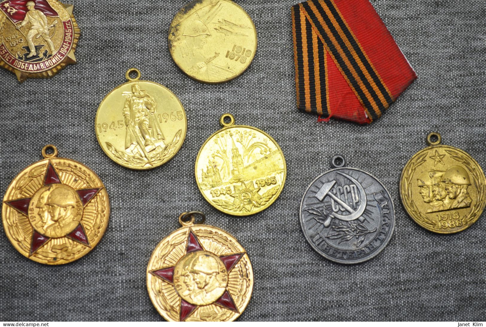 Vintage Lot Ussr Medals - Russia