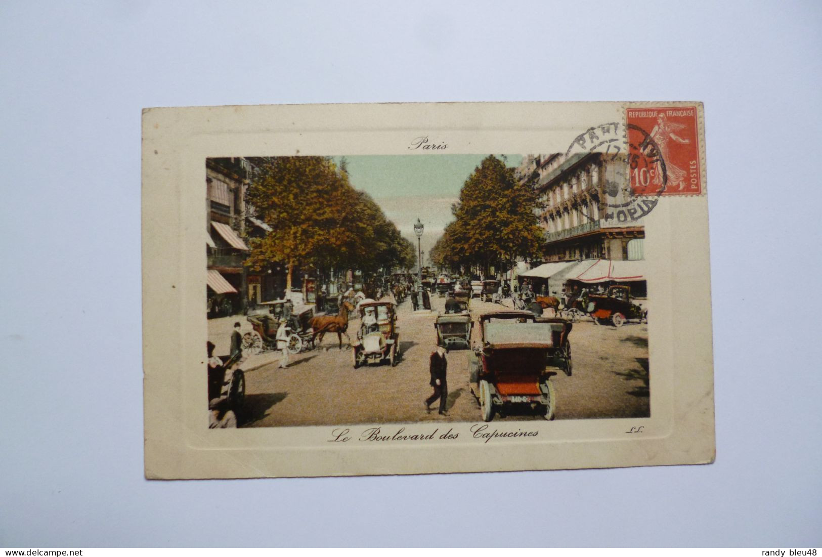 PARIS  -  Le Boulevard Des Capucines - Plazas