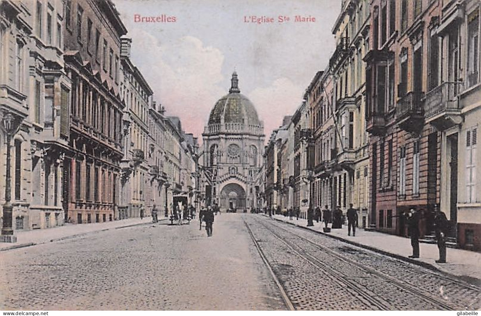 BRUXELLES - L'église Sainte Marie - Lanen, Boulevards