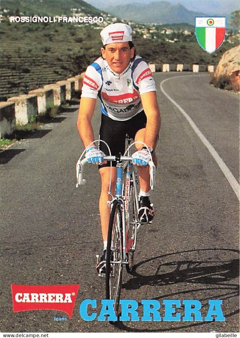 Vélo -  Coureur Cycliste Italien Rossignoli Francesco - Team Carrera  - Cycling - Cyclisme - Ciclismo - Wielrennen - Cyclisme