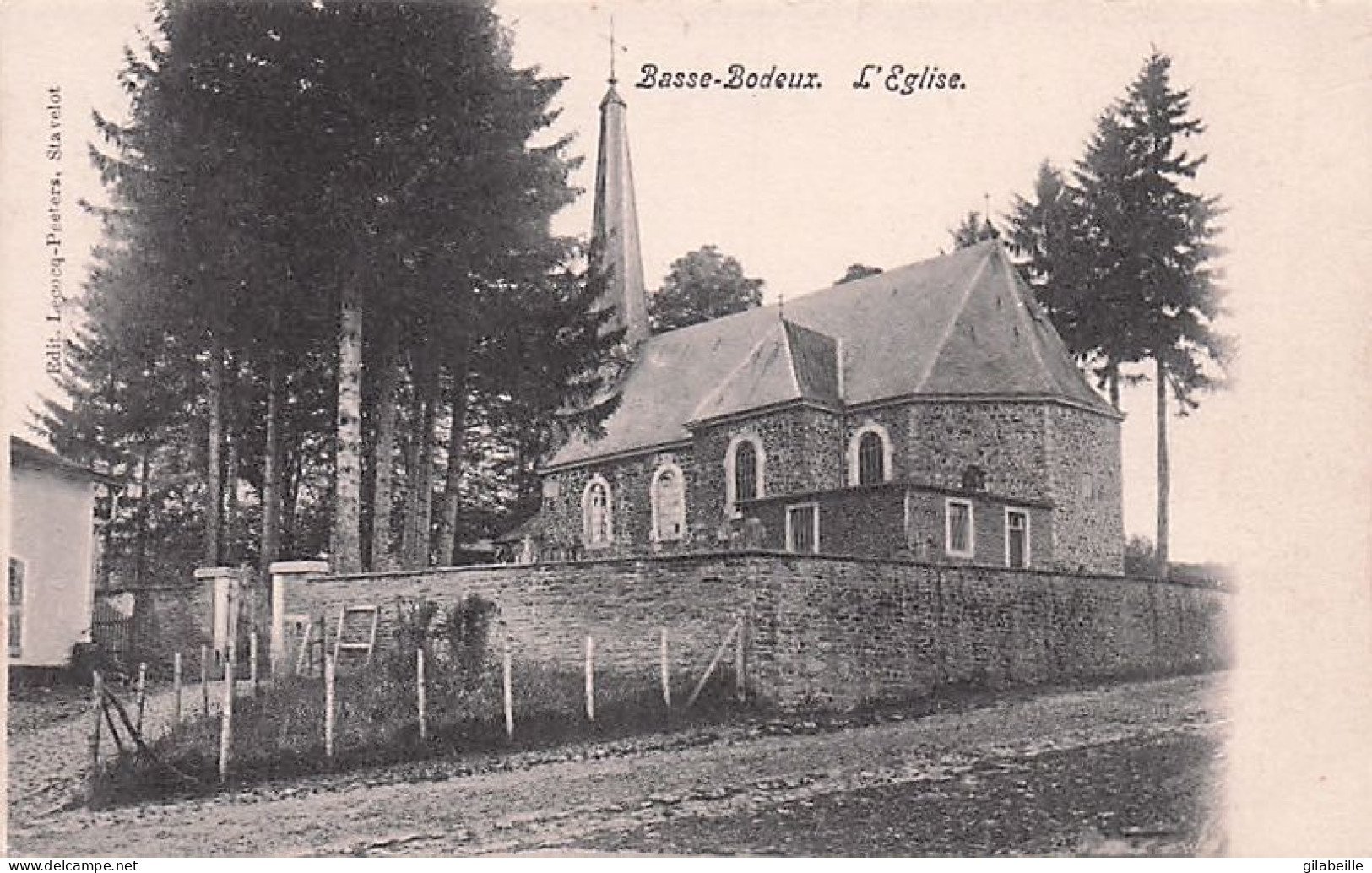 Trois - Ponts - BASSE BODEUX - L'église Et Le Cimetiere - Trois-Ponts