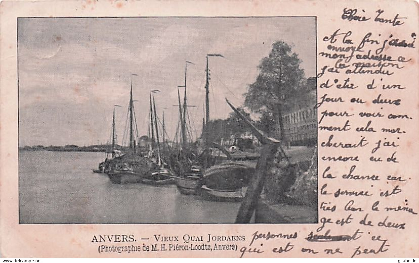 ANTWERPEN - ANVERS - Vieux Quai Jordaens - 1901 - Antwerpen