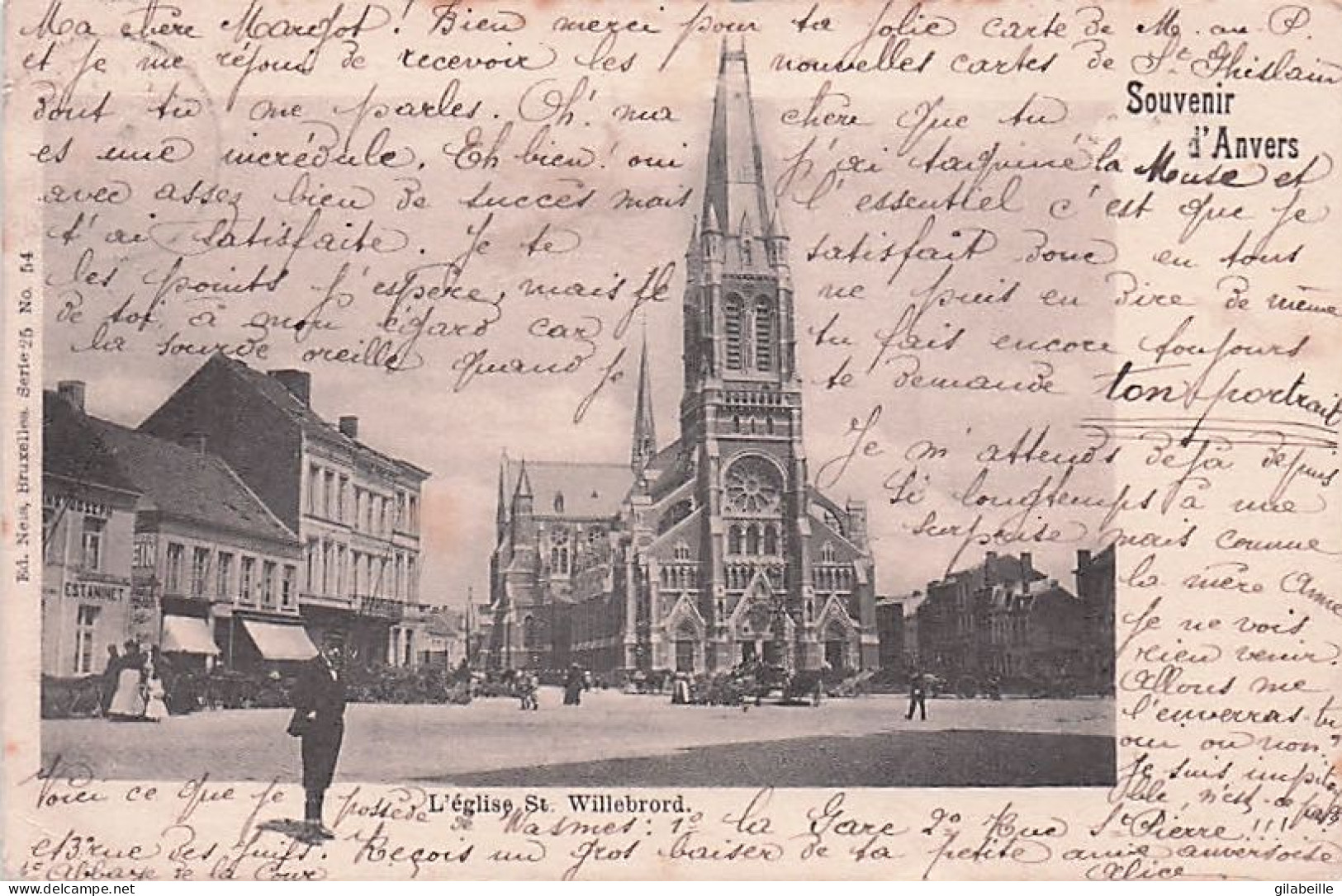 ANTWERPEN - ANVERS -  L'église St Willebrord - 1901 - Antwerpen