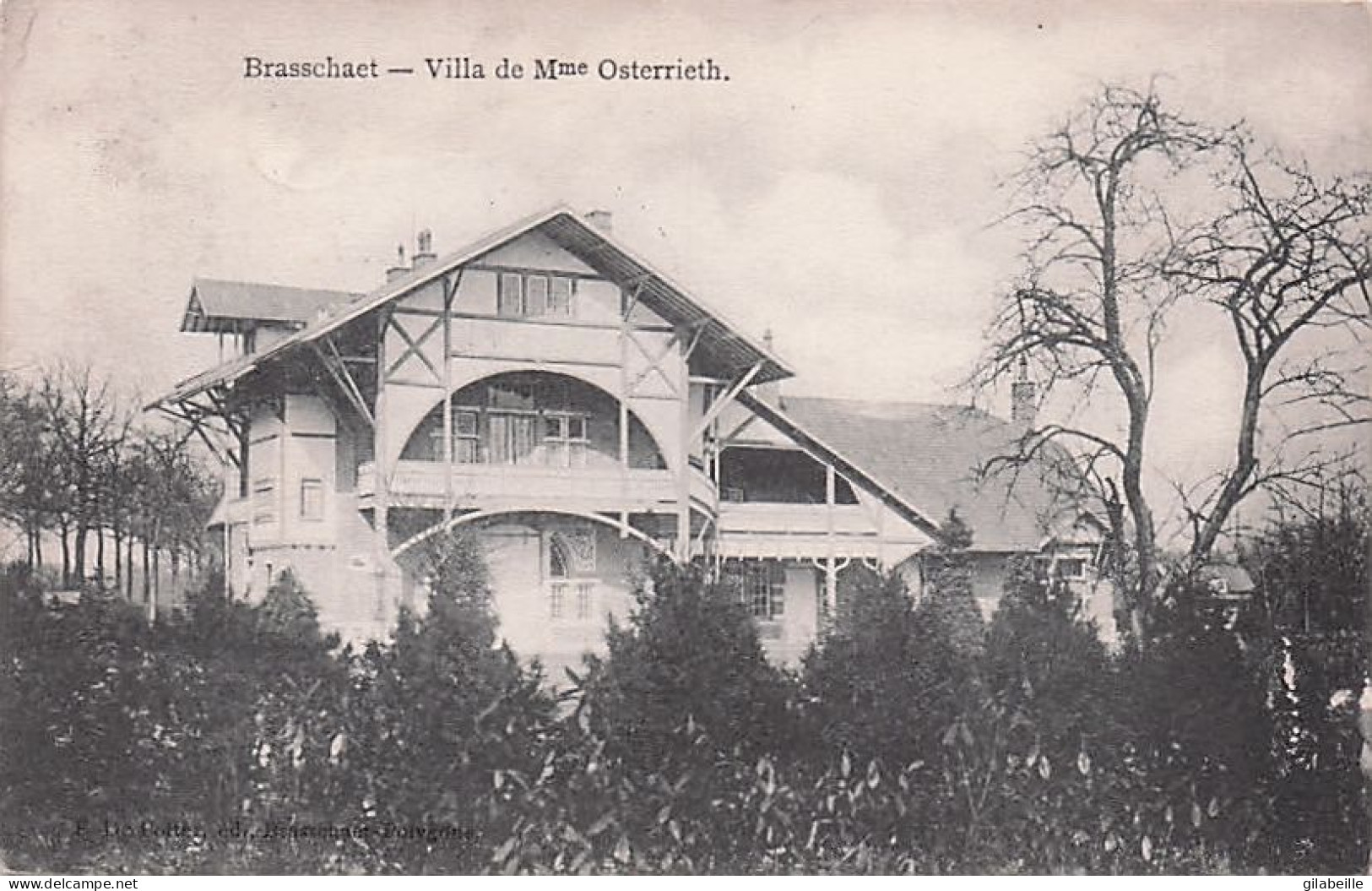 BRASSCHAAT - BRASSCHAET - Villa De M Osterrieth - 1909 - Brasschaat