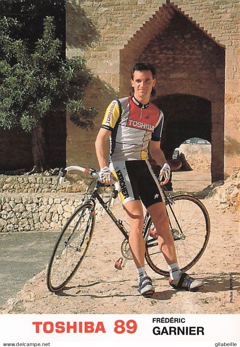Vélo -  Coureur Cycliste Frederic Garnier  - Team Toshiba 89 - Cycling - Cyclisme - Ciclismo - Wielrennen - Cycling
