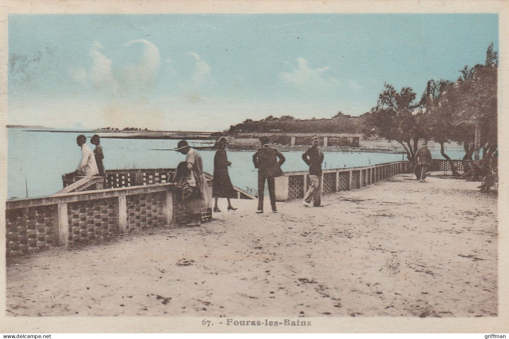 FOURAS LES BAINS LA PROMENADE 1933 TBE - Fouras-les-Bains