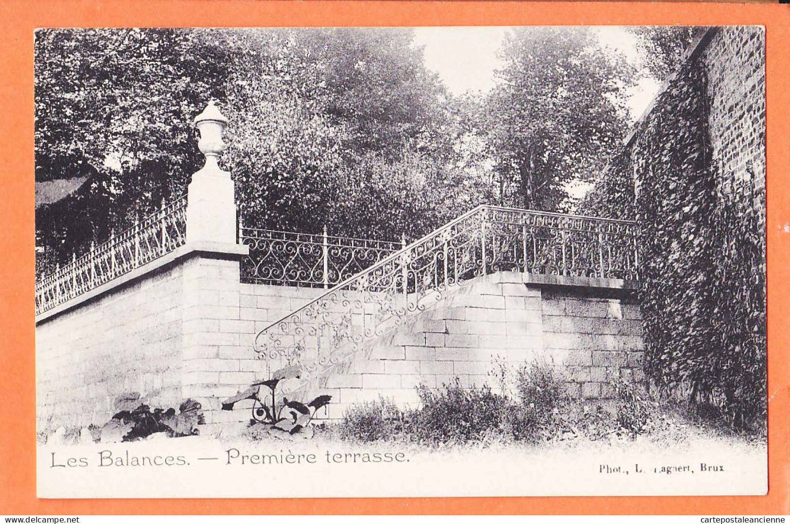 05858 / LES BALANCES Namur Namen Premiere Terrasse Pensionnat NOTRE-DAME N-D 1900 ● Photo LAGAERT - Namur