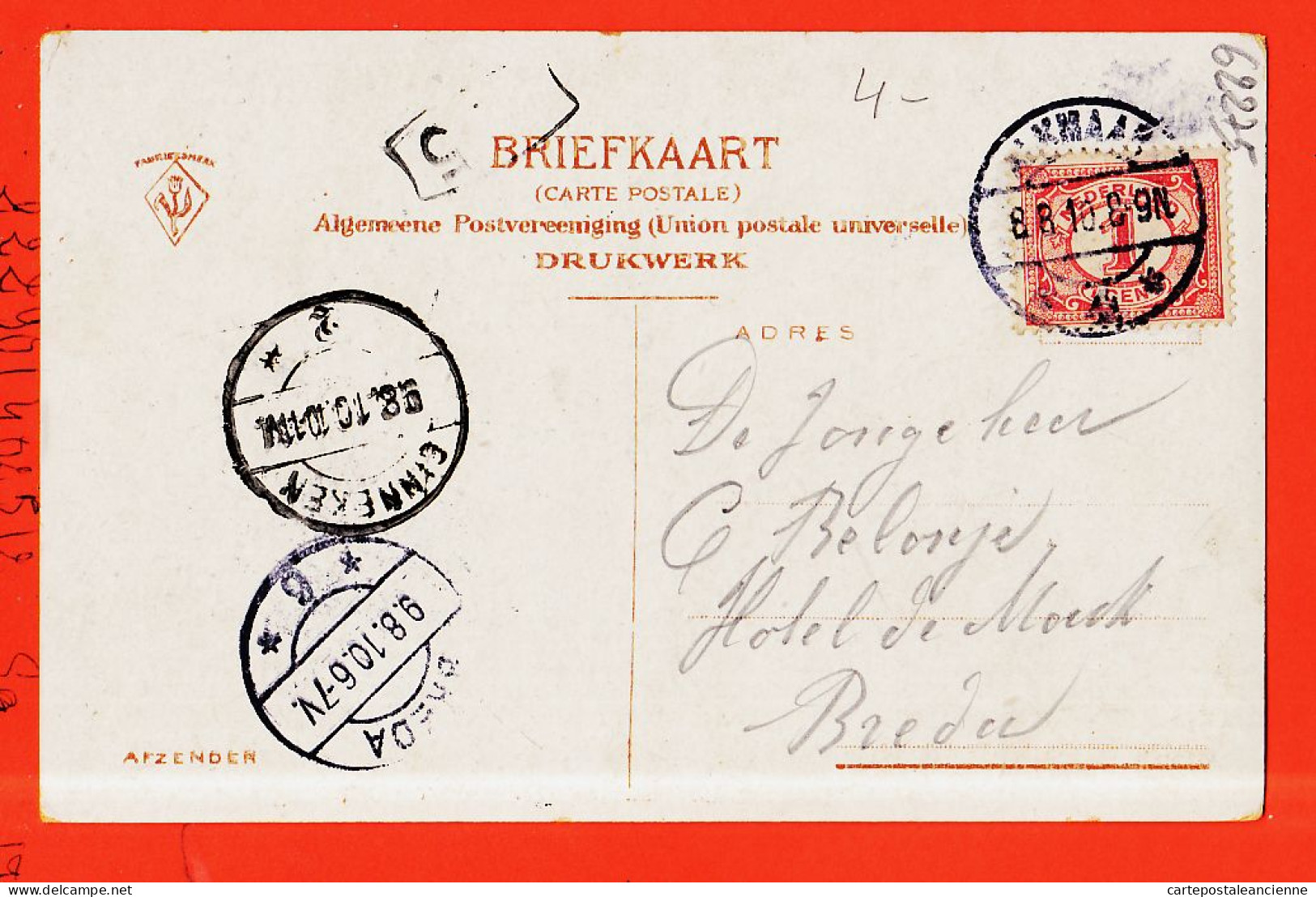 05913 / ALKMAAR Noord-Holland Waterstralen Voor Openbare Tuinen 1910 à JONGEHEER Breda Nederland Pays-Bas - Alkmaar