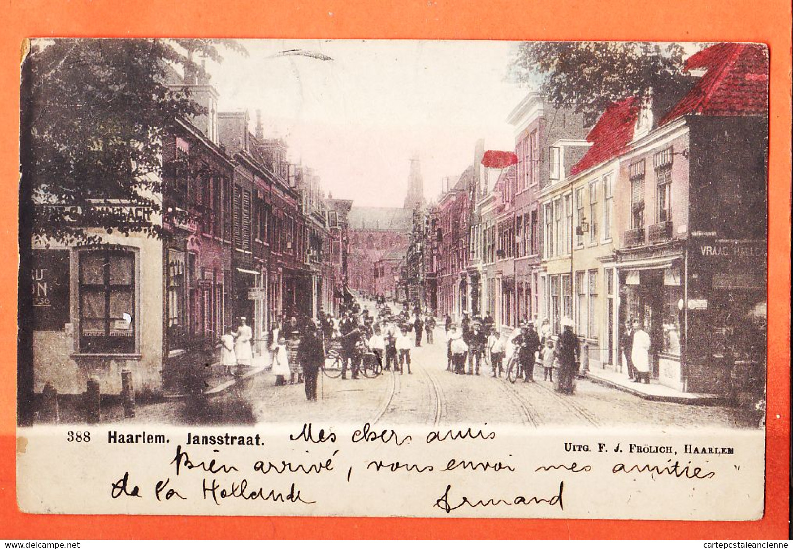 05962 / HAARLEM Noord-Holland JANSSTRAAT 1904 à Georgette WEILL Rue Enghien Paris-FRÖLICH 388 Nederland Pays-Bas  - Haarlem