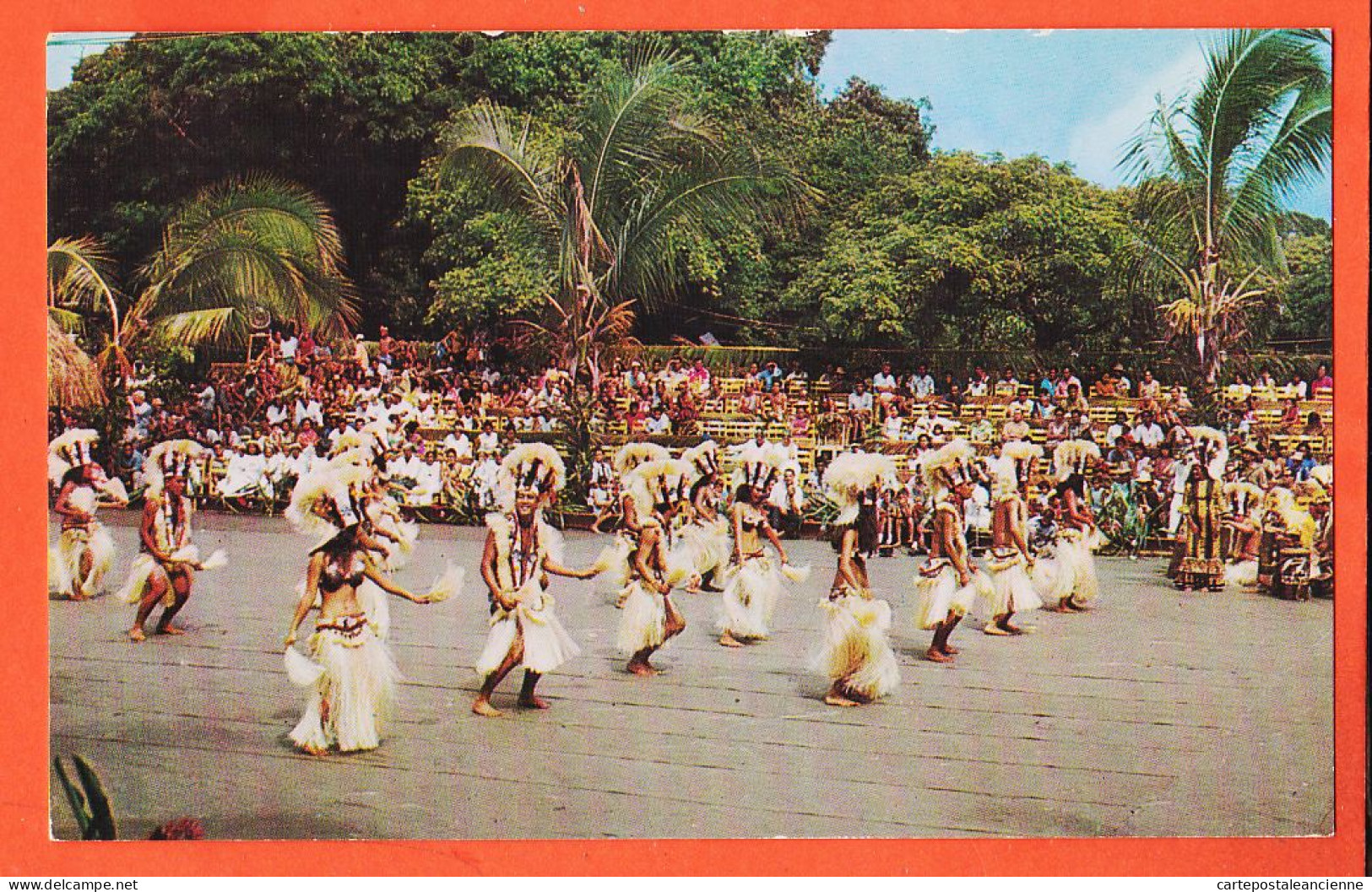 05651 ● TAHITI Océanie Groupe OTEA Professionnel HEIVA Professional Dancing Group 1980s Photo Afo GIAU C22908 - Tahiti