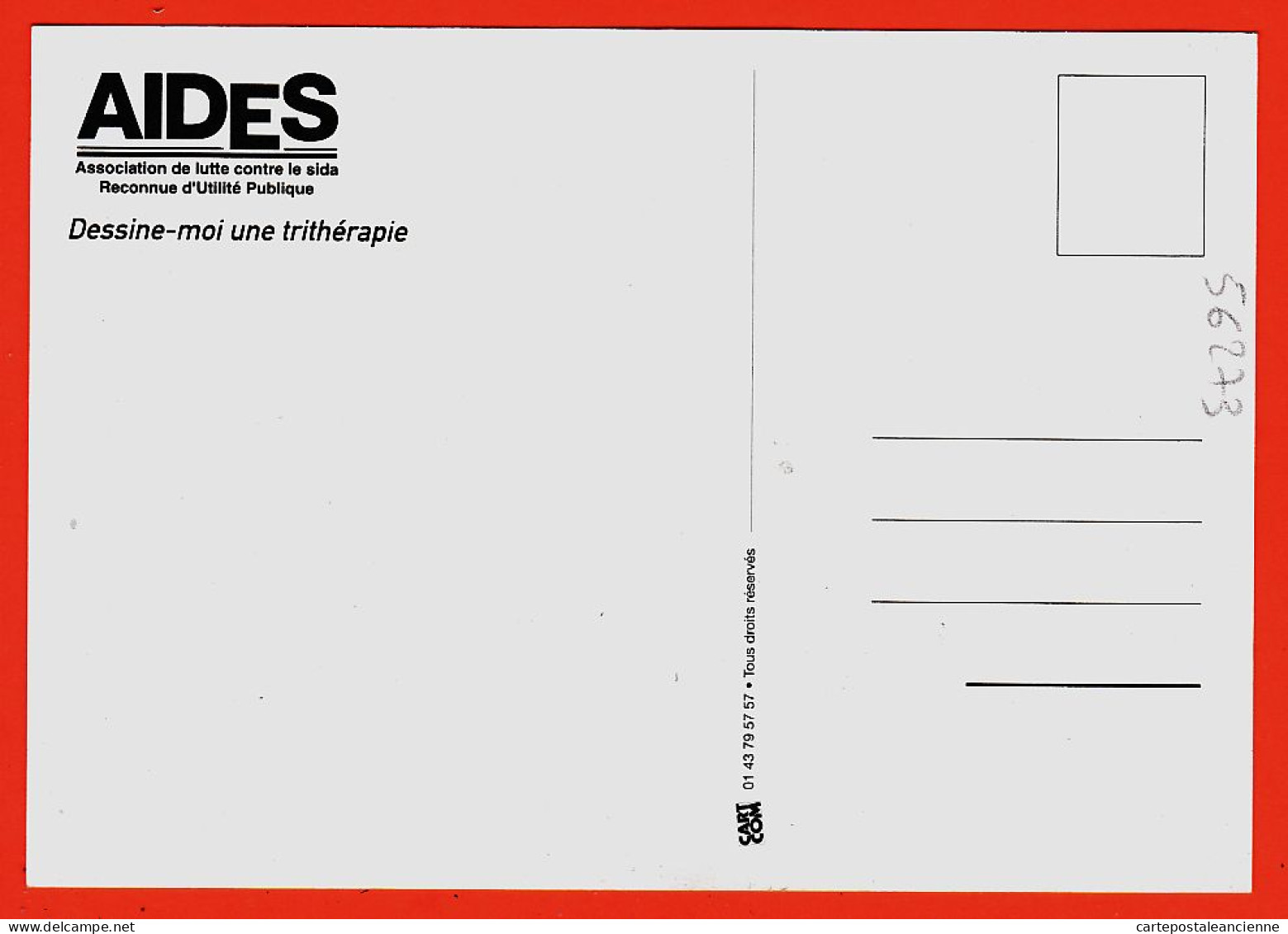 05545 / ⭐ ◉ AIDES Lutte Contre SIDA Par KERLEROUX-Il Vaut Mieux éviter SIDA-Série DESSINE MOI UNE THERAPIE Cppub 2000 - Gesundheit