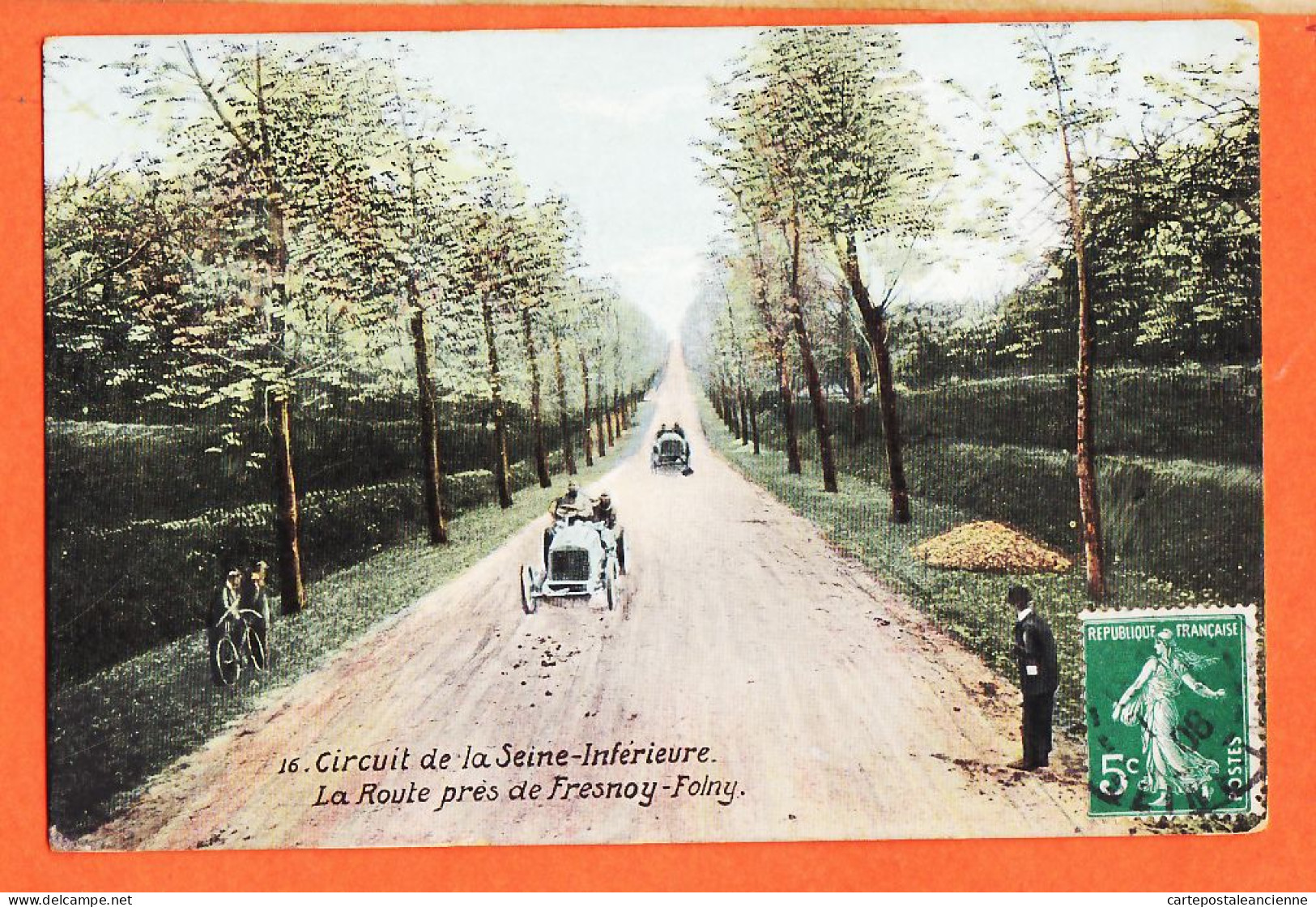 05992 / ⭐ ◉ Route Près 76-FRESNOY-FOLNY Circuit Seine Inférieure 1908 à De POORTERE Pharmacie Saint-Nicolas Belgique - Altri & Non Classificati
