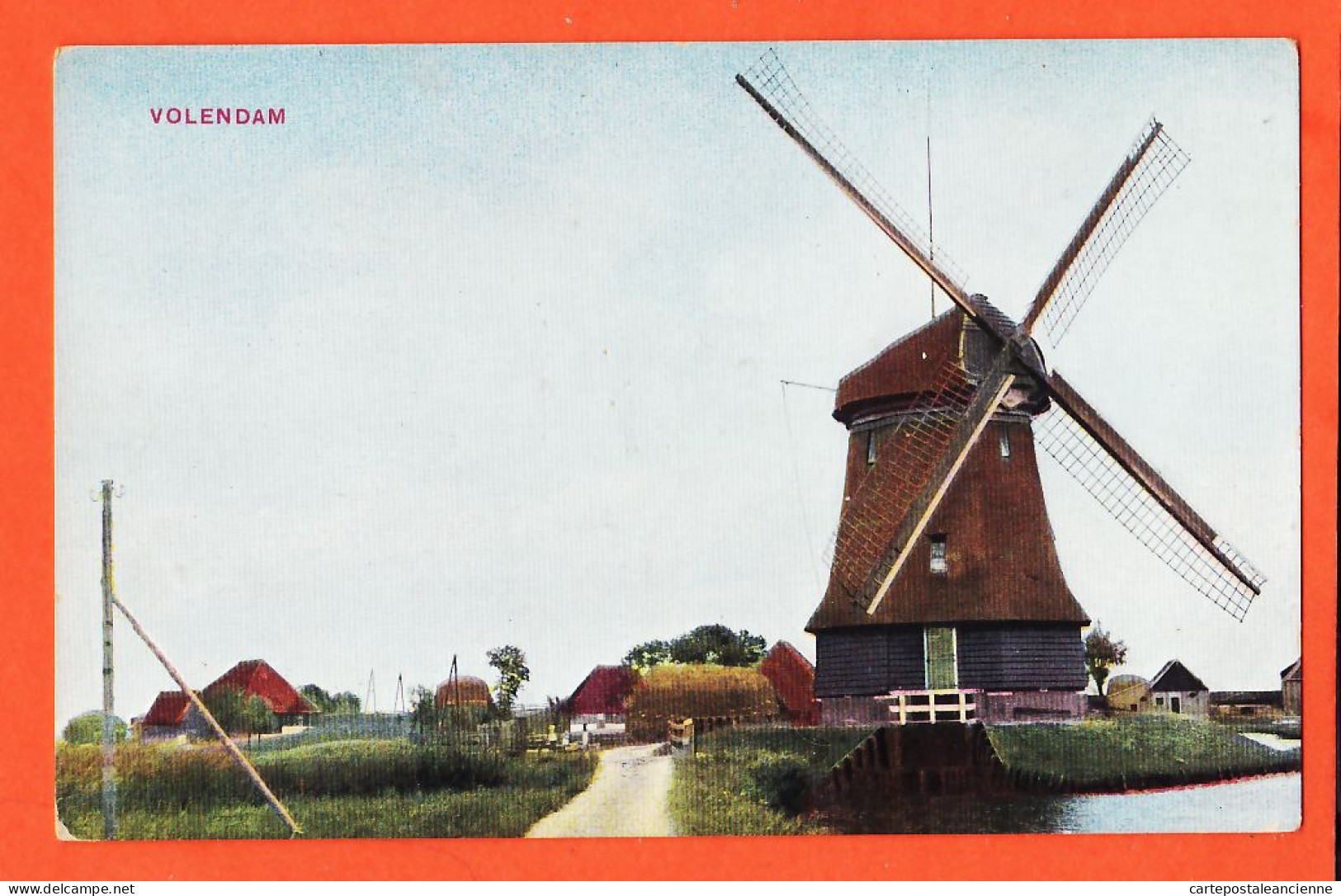 05923 / VOLENDAM Noord-Holland Molen Windmolen Moulin à Vent Windmühle Windmill Molino De Viento 1910s - Volendam
