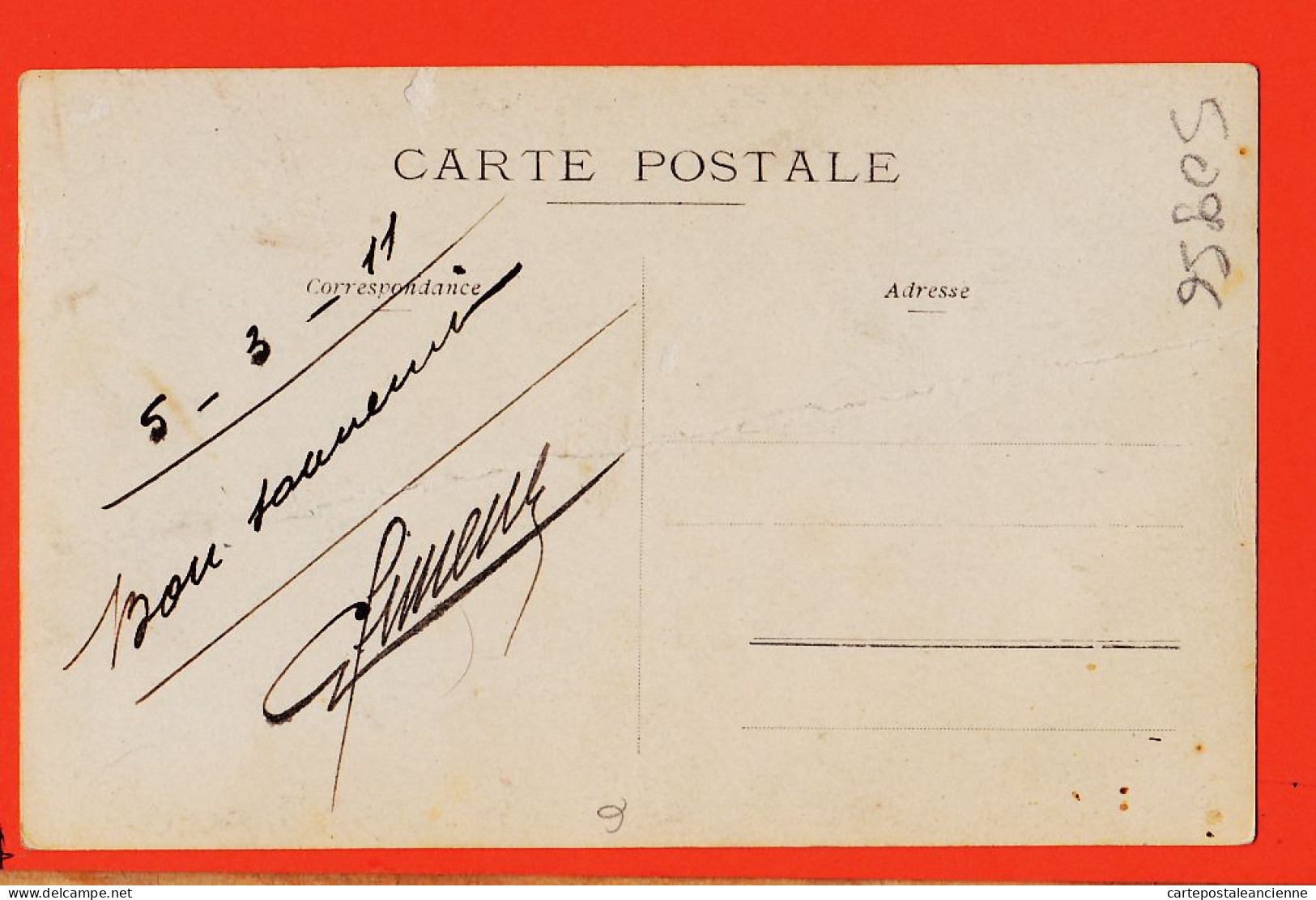 05840 / Carte-Photo Saut Obstacle Haie Souvenir 05-03-1911 Poilu Cavalier Cavalerie Sur Son Cheval  - Régiments