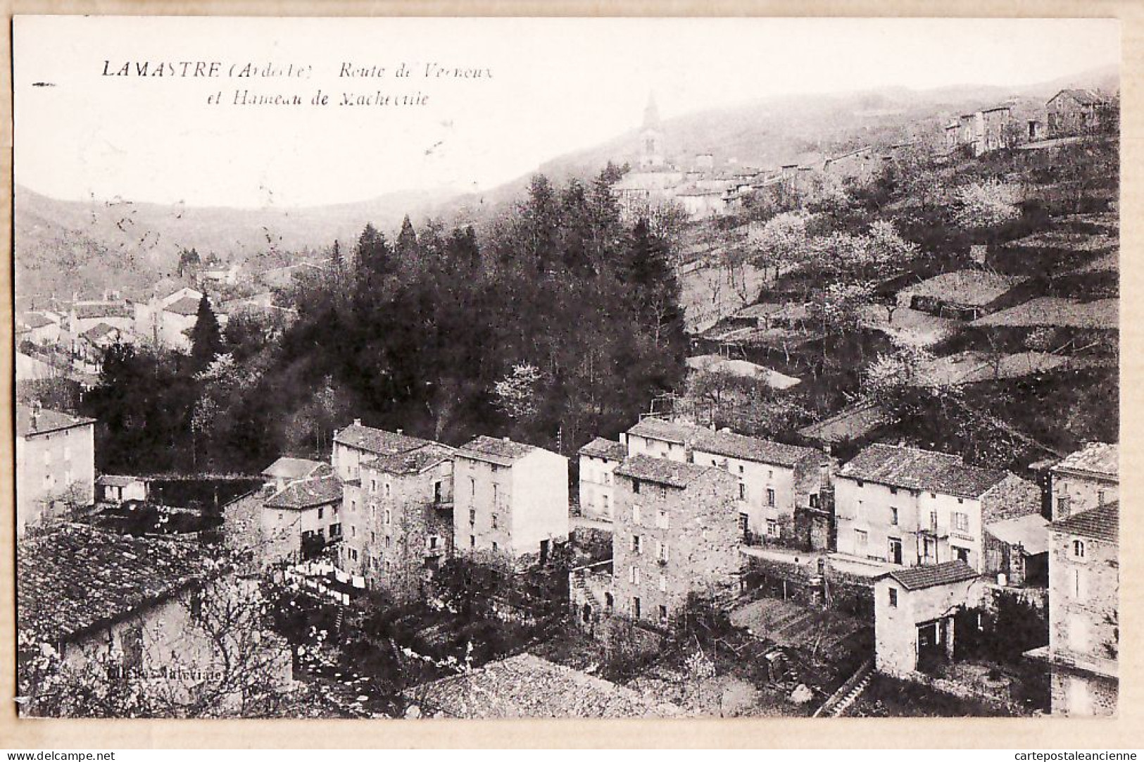 05598 ● Hameau De MACHEVILLE LAMASTRE 07-Ardèche Route De VERNOUX Cliché MALEVIATE à AUGER Rue Thony Bourg-Valence - Lamastre