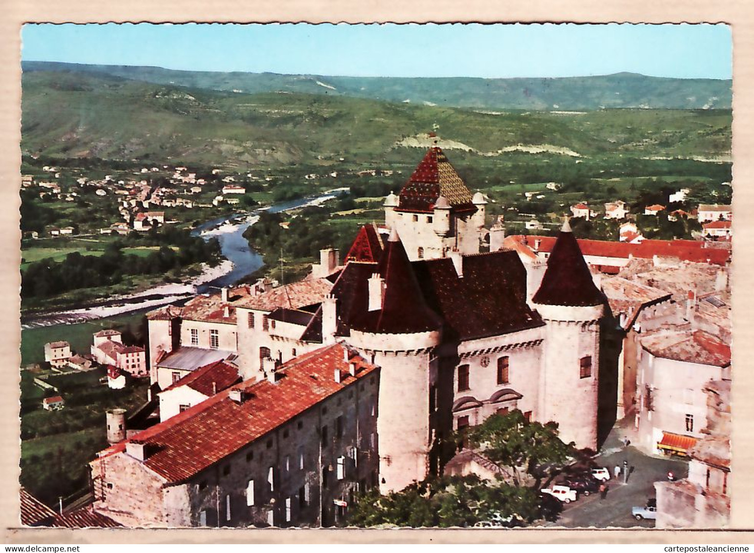 05576 / ⭐ (•◡•) AUBENAS-en-VIVARAIS 07-Ardèche Le Chateau Féodal Vallée De L'ARDECHE  09.08.1969 - CELLARD A70217  - Aubenas