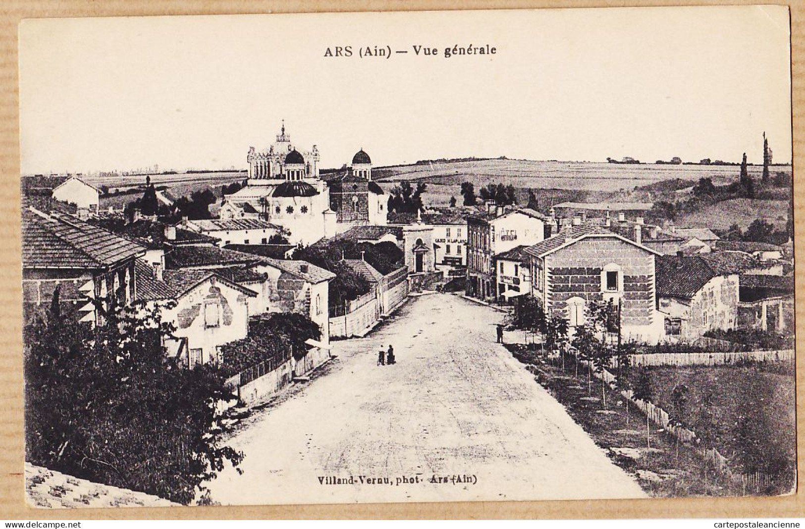 05560 / ⭐ ◉ ARS Ain Rue Centrale Du Village Grand-Hotel LAPLANCHE Vue Générale 1910s VILLAND-VERNU Photo - Ars-sur-Formans