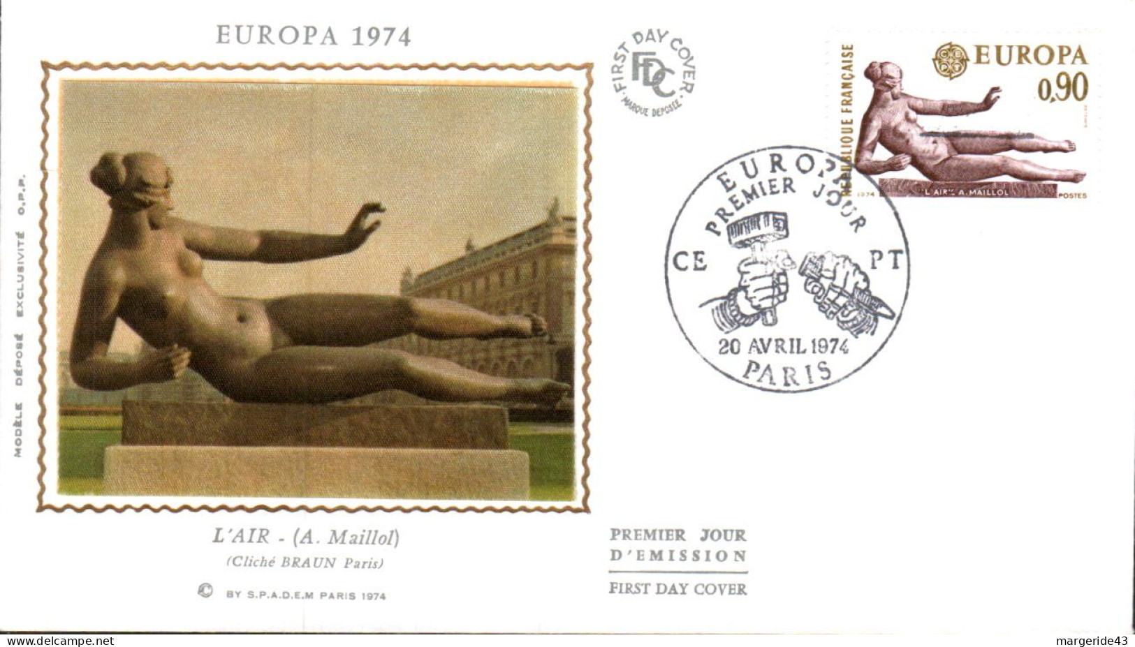 FDC 1974 EUROPA - 1970-1979
