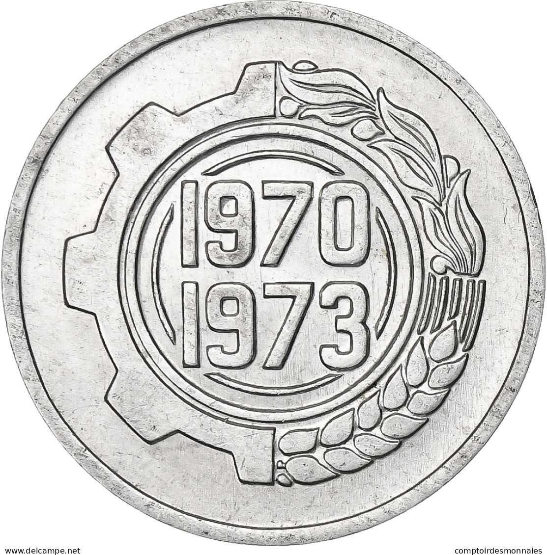 Algérie, 5 Centimes, 1970, Paris, Aluminium, SUP, KM:101 - Argelia
