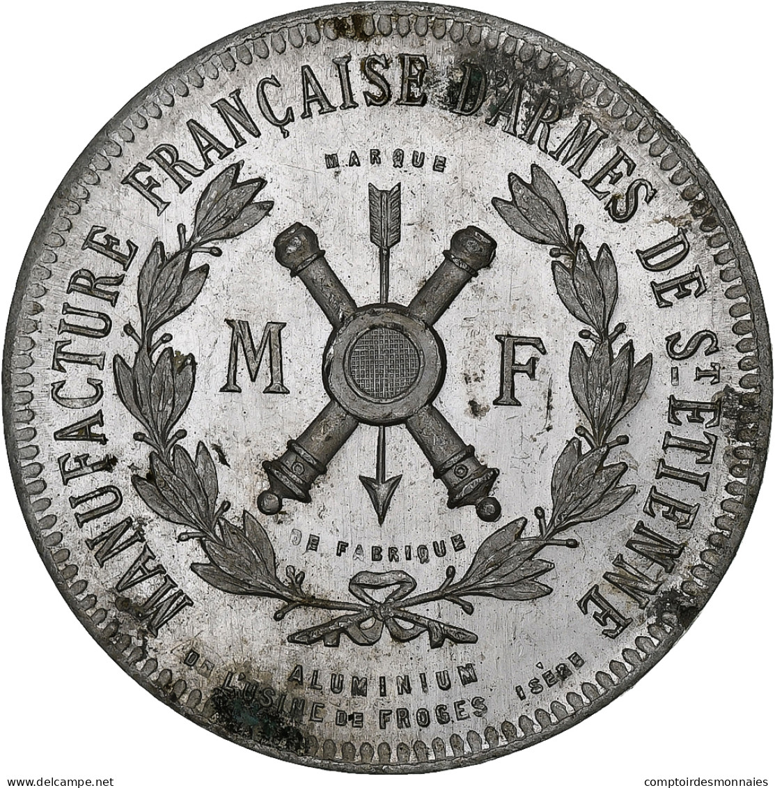 France, Médaille, Saint-Étienne, Souvenir Du 10000e Fusil Idéal, N.d. - Other & Unclassified