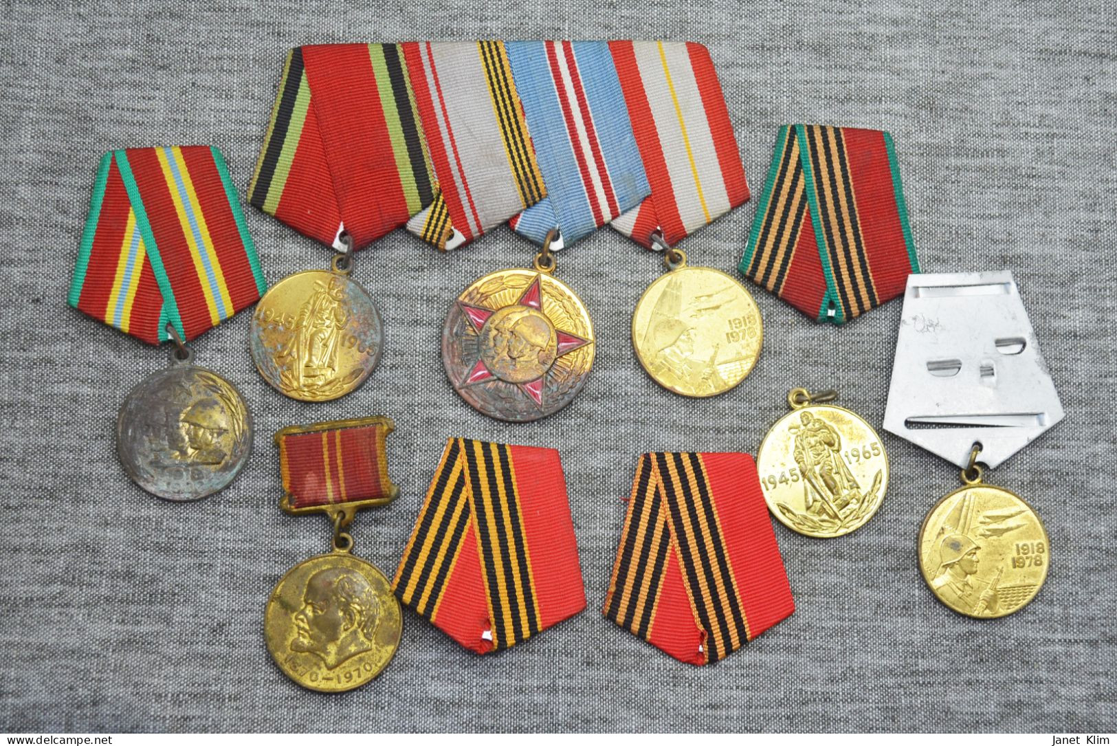 Vintage Lot Ussr Medals - Rusia