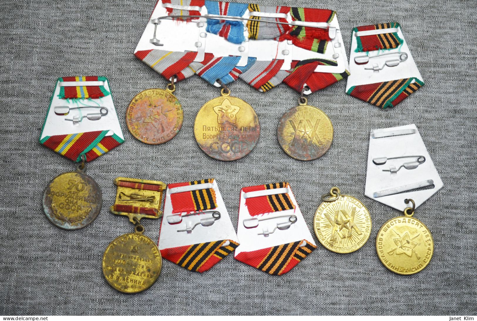 Vintage Lot Ussr Medals - Russie