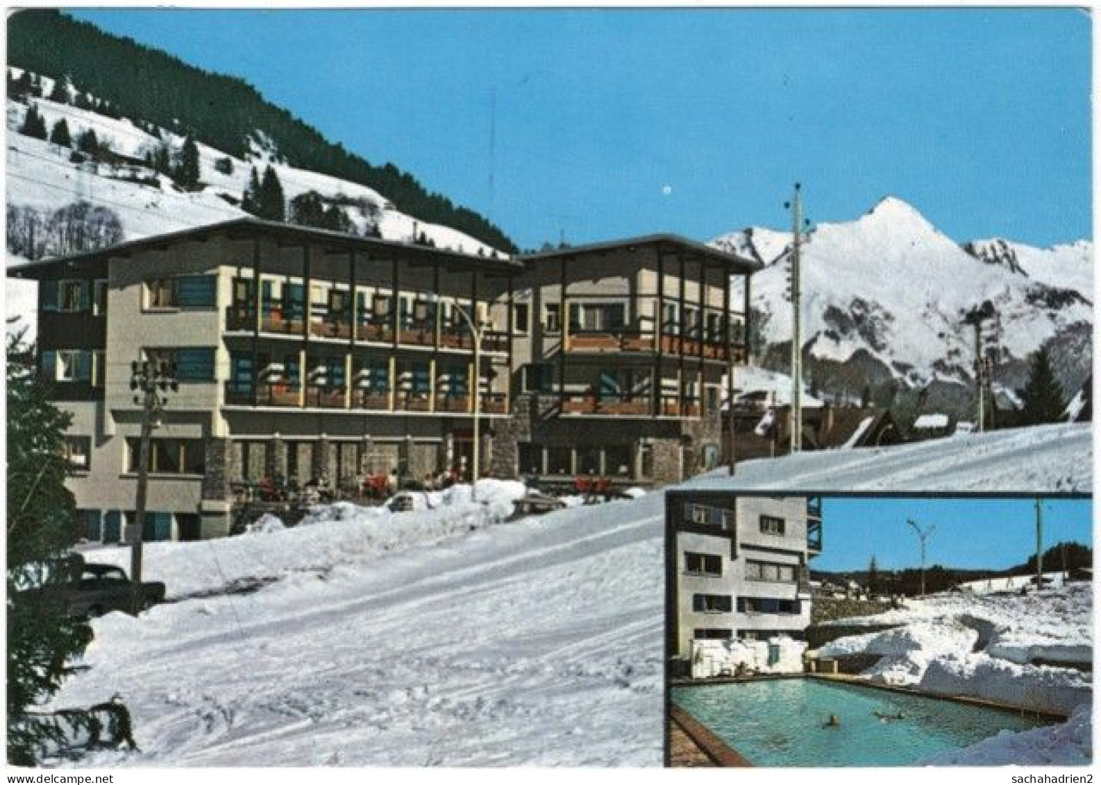 74. Gf. LES GETS. Hôtel Le Sabaudia. L'hôtel Et Sa Piscine Primée - Les Gets