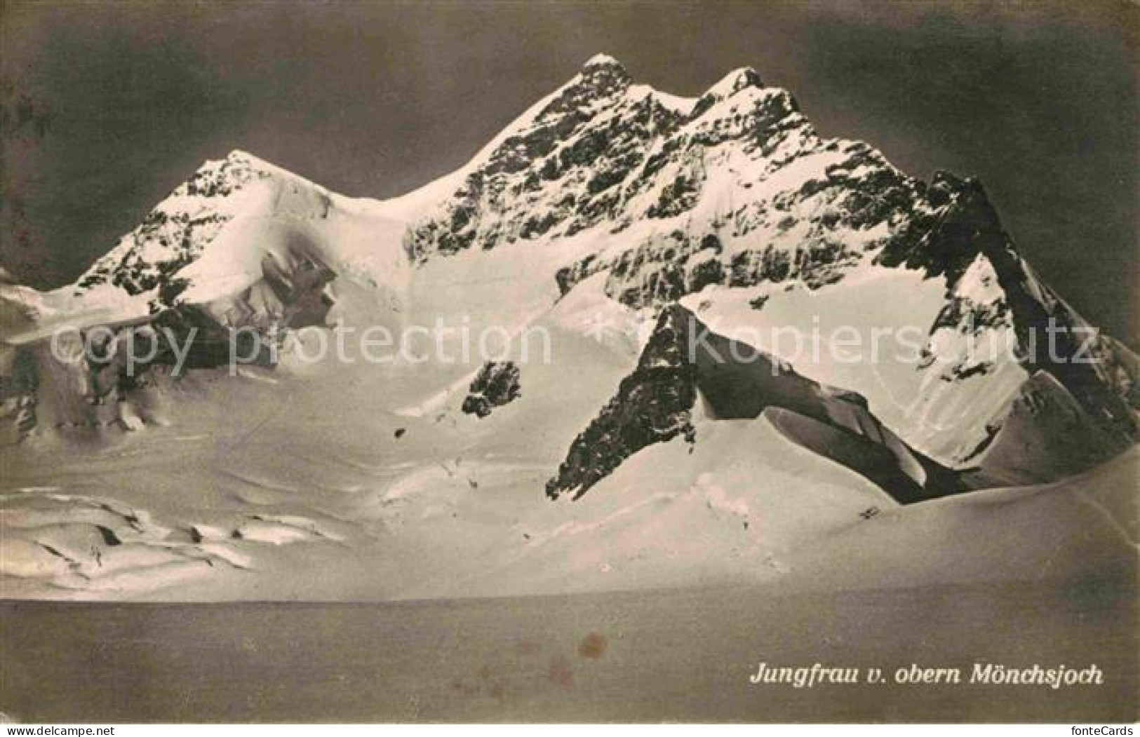 12794166 Jungfrau BE Blick Vom Obern Moenchsjoch Jungfrau BE - Altri & Non Classificati