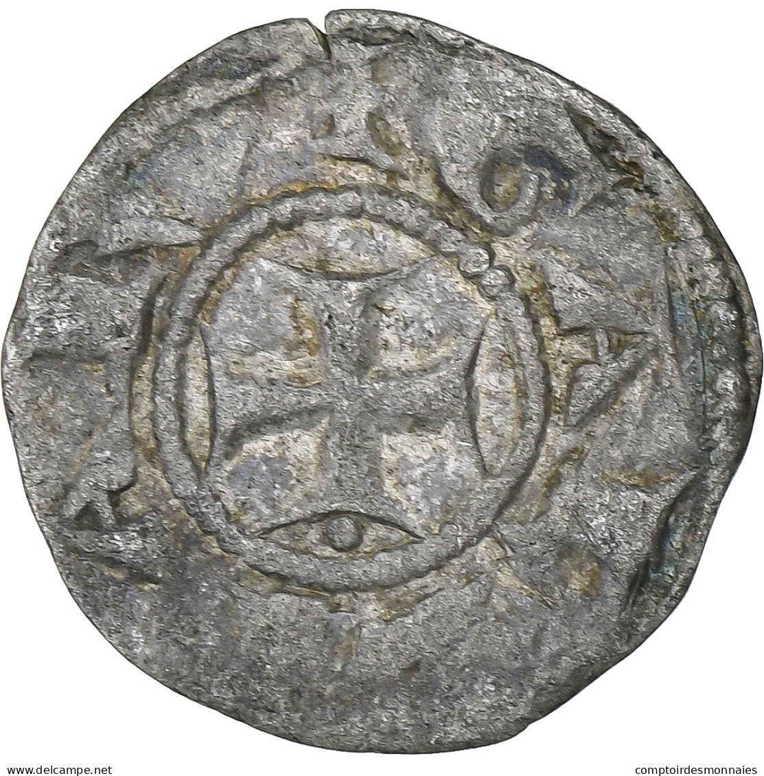 Monnaie, France, Archevêché De Lyon, Obole, 1200-1260, Lyon, TB+, Billon - Autres & Non Classés