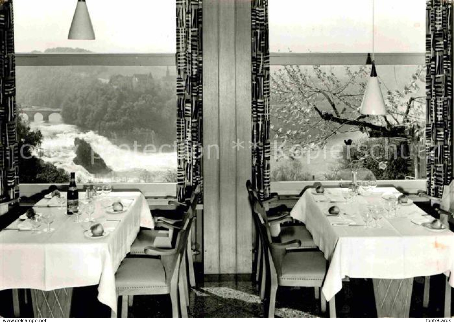 12789176 Neuhausen Rheinfall Blick Vom Restaurant Im Hotel Bellevue Schaffhausen - Andere & Zonder Classificatie