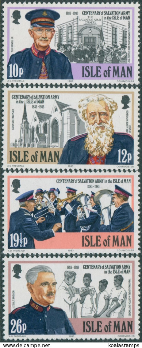 Isle Of Man 1983 SG228-231 Salvation Army Set MNH - Man (Insel)