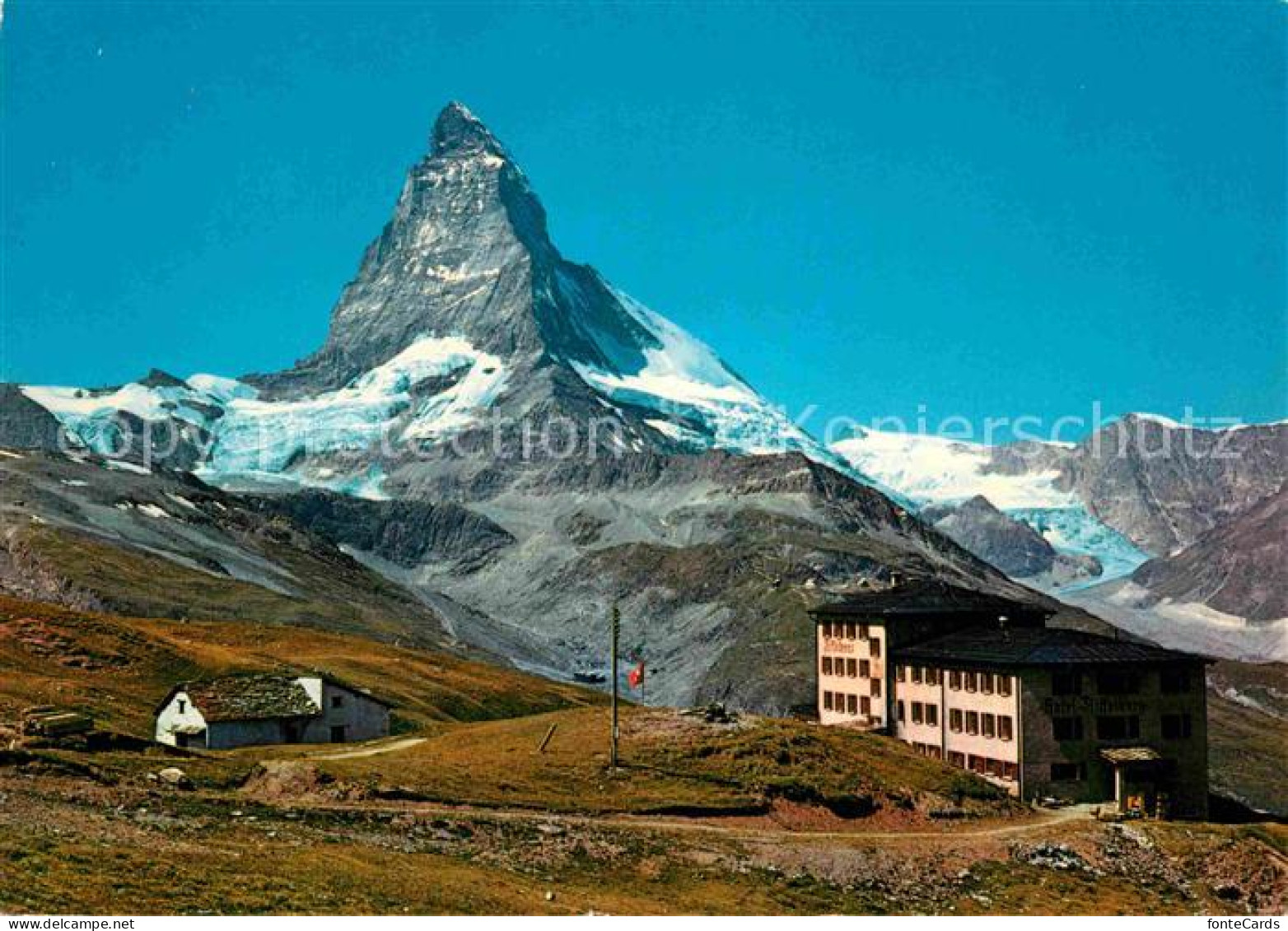 12781116 Zermatt VS Berghotel Riffelberg Mit Matterhorn Walliser Alpen  - Other & Unclassified