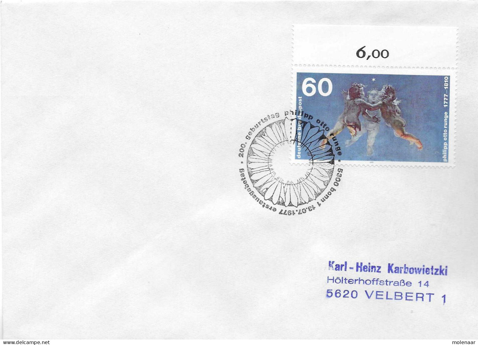 Postzegels > Europa > Duitsland > West-Duitsland > 1970-1979 > Brief Met No. 940 (17377) - Lettres & Documents