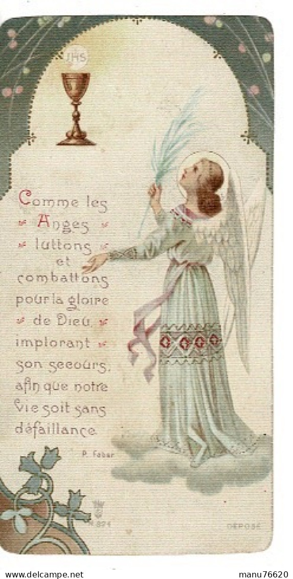 IMAGE RELIGIEUSE - CANIVET :  Lucette B... ? à Marquain Lez Blandain - Belgique . - Religion &  Esoterik